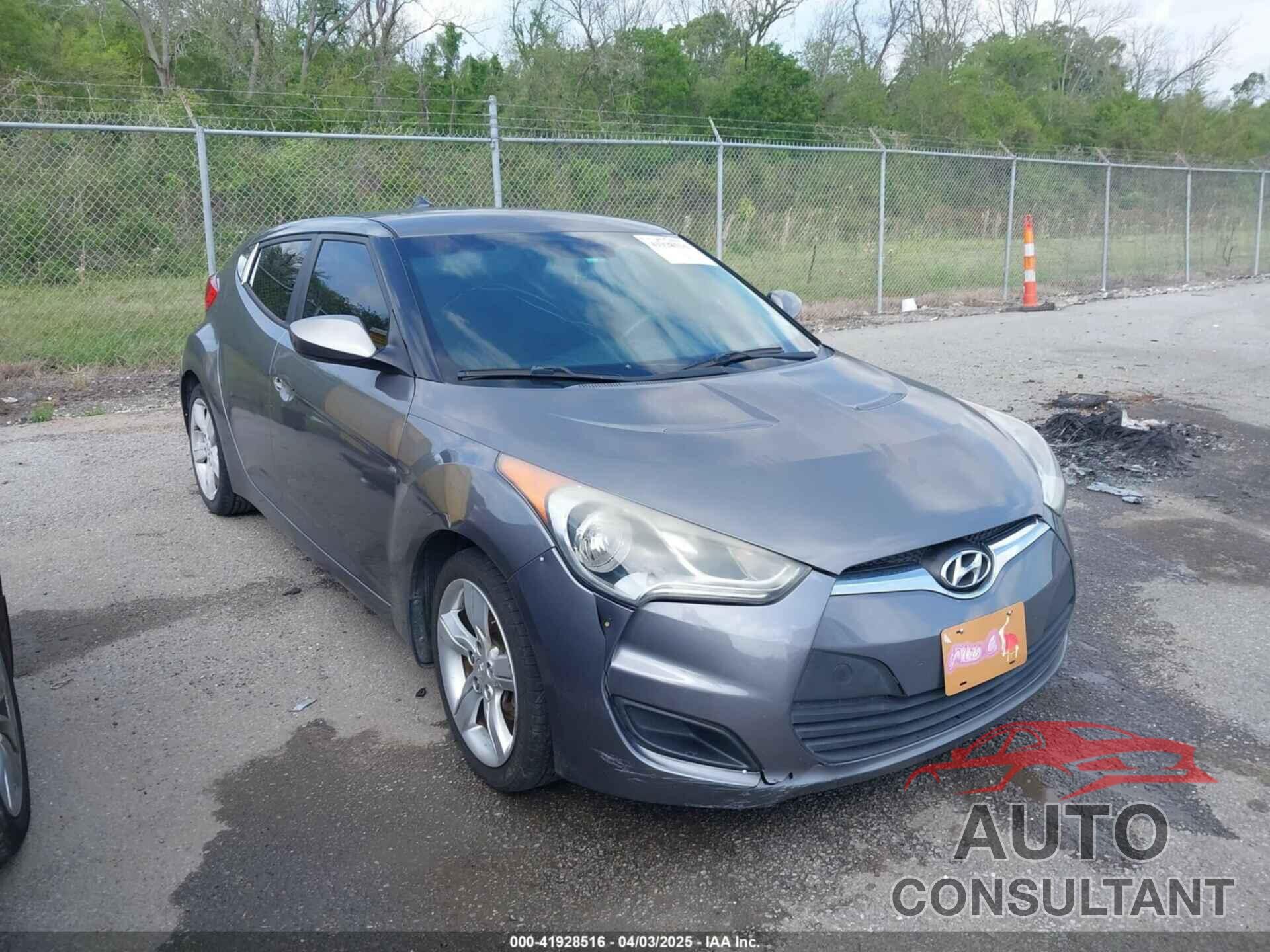 HYUNDAI VELOSTER 2013 - KMHTC6AD6DU169765
