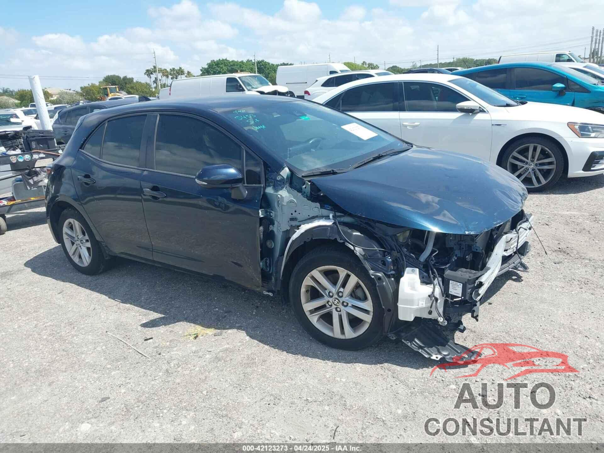 TOYOTA COROLLA 2019 - JTNK4RBE3K3061589