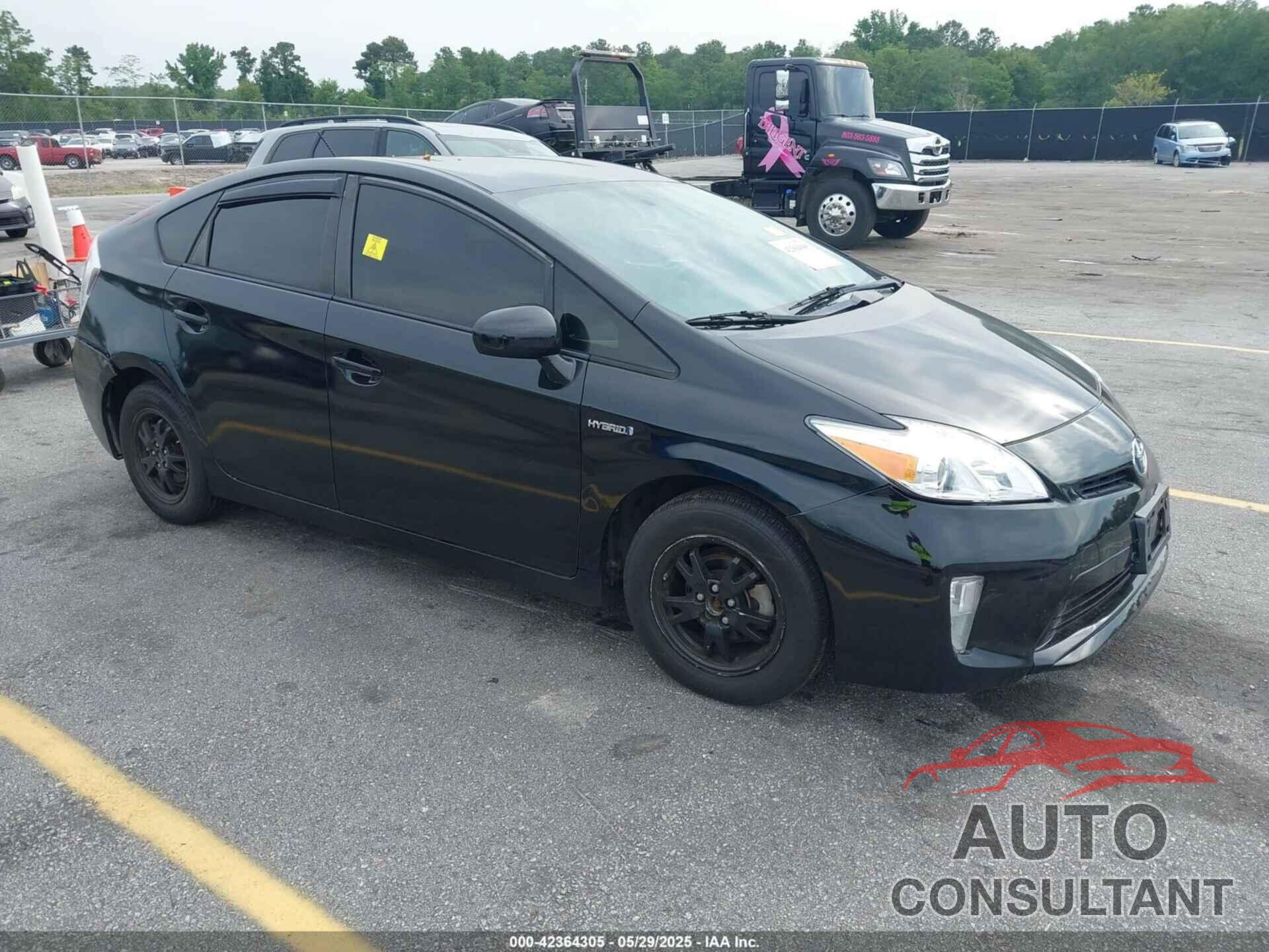 TOYOTA PRIUS 2012 - JTDKN3DU7C1518534