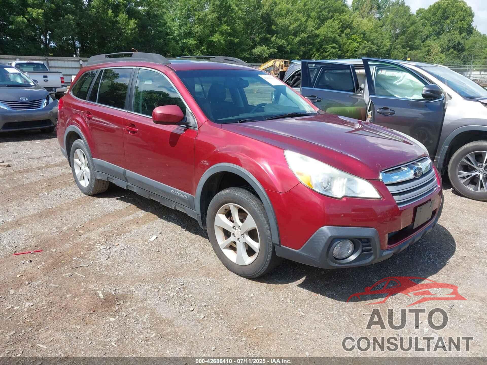 SUBARU OUTBACK 2014 - 4S4BRCDC9E3252951
