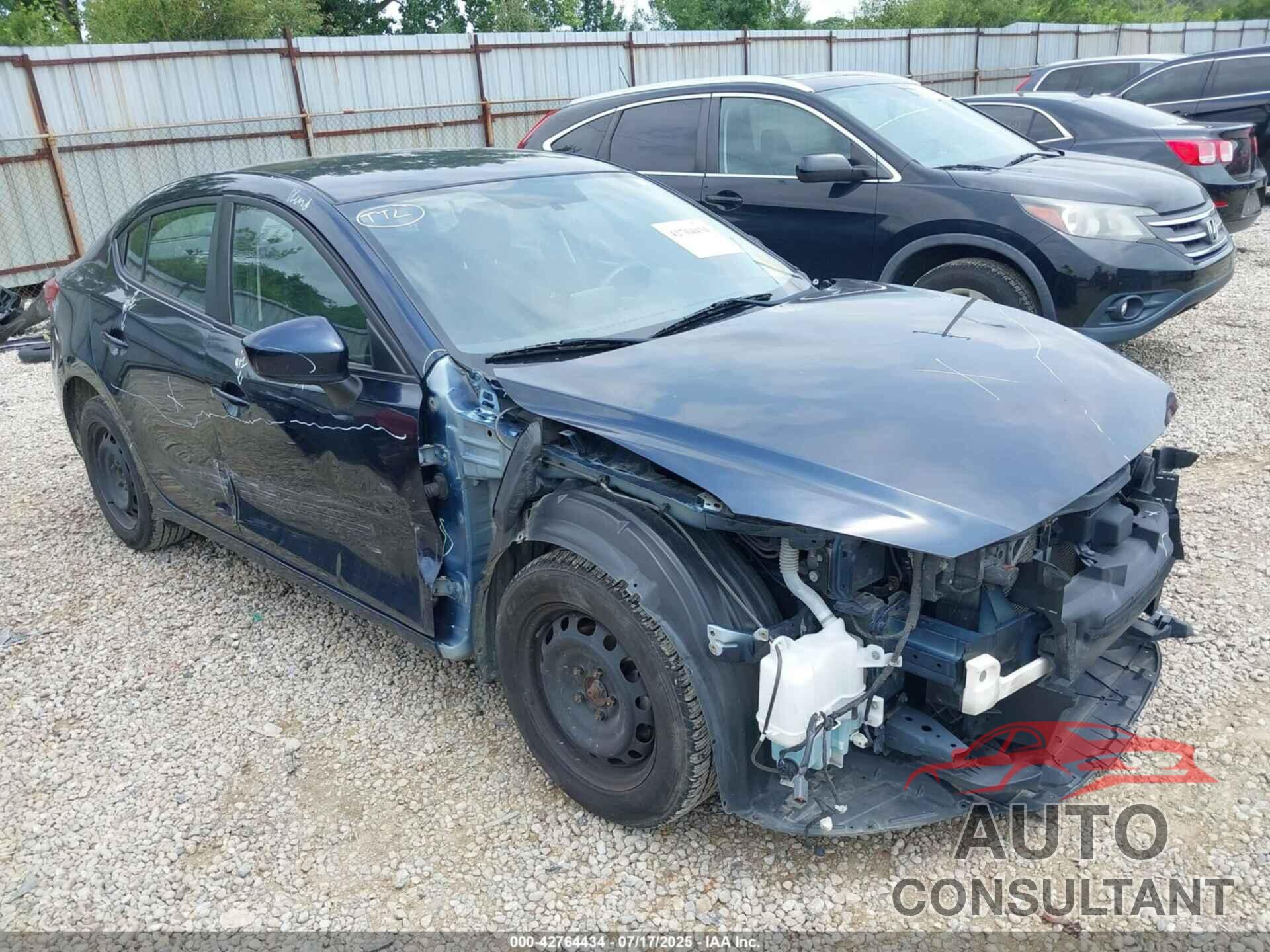 MAZDA MAZDA3 2016 - JM1BM1T76G1299168