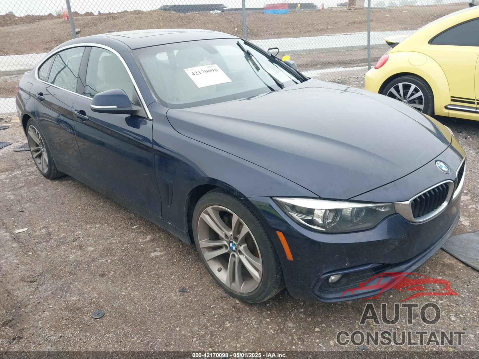 BMW 430I GRAN COUPE 2019 - WBA4J1C59KBM15690
