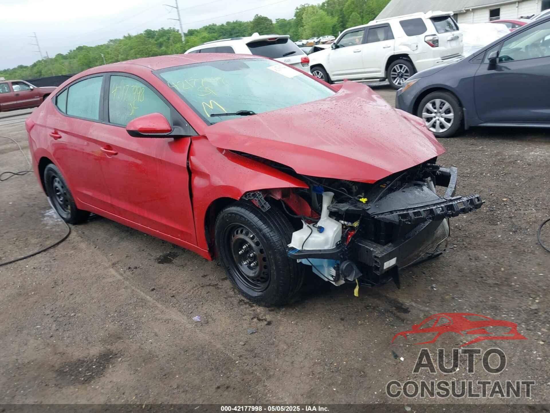 HYUNDAI ELANTRA 2017 - 5NPD74LF8HH198555