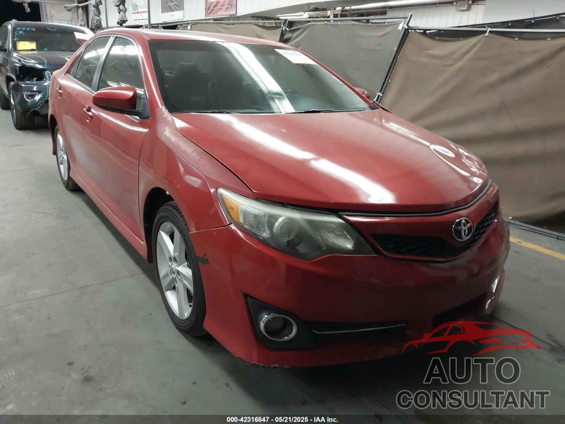 TOYOTA CAMRY 2012 - 4T1BF1FK4CU538604