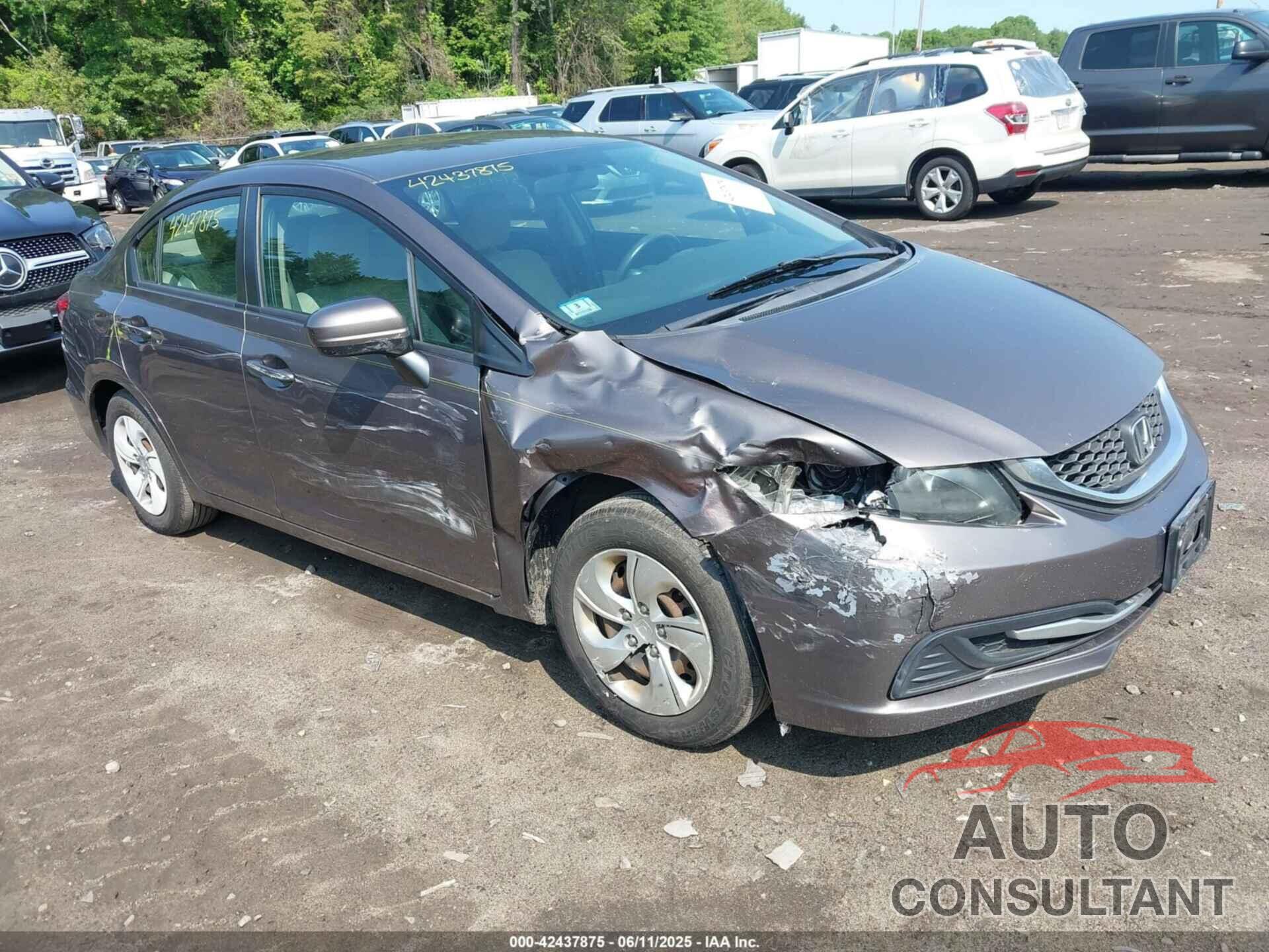 HONDA CIVIC 2014 - 19XFB2F59EE235871