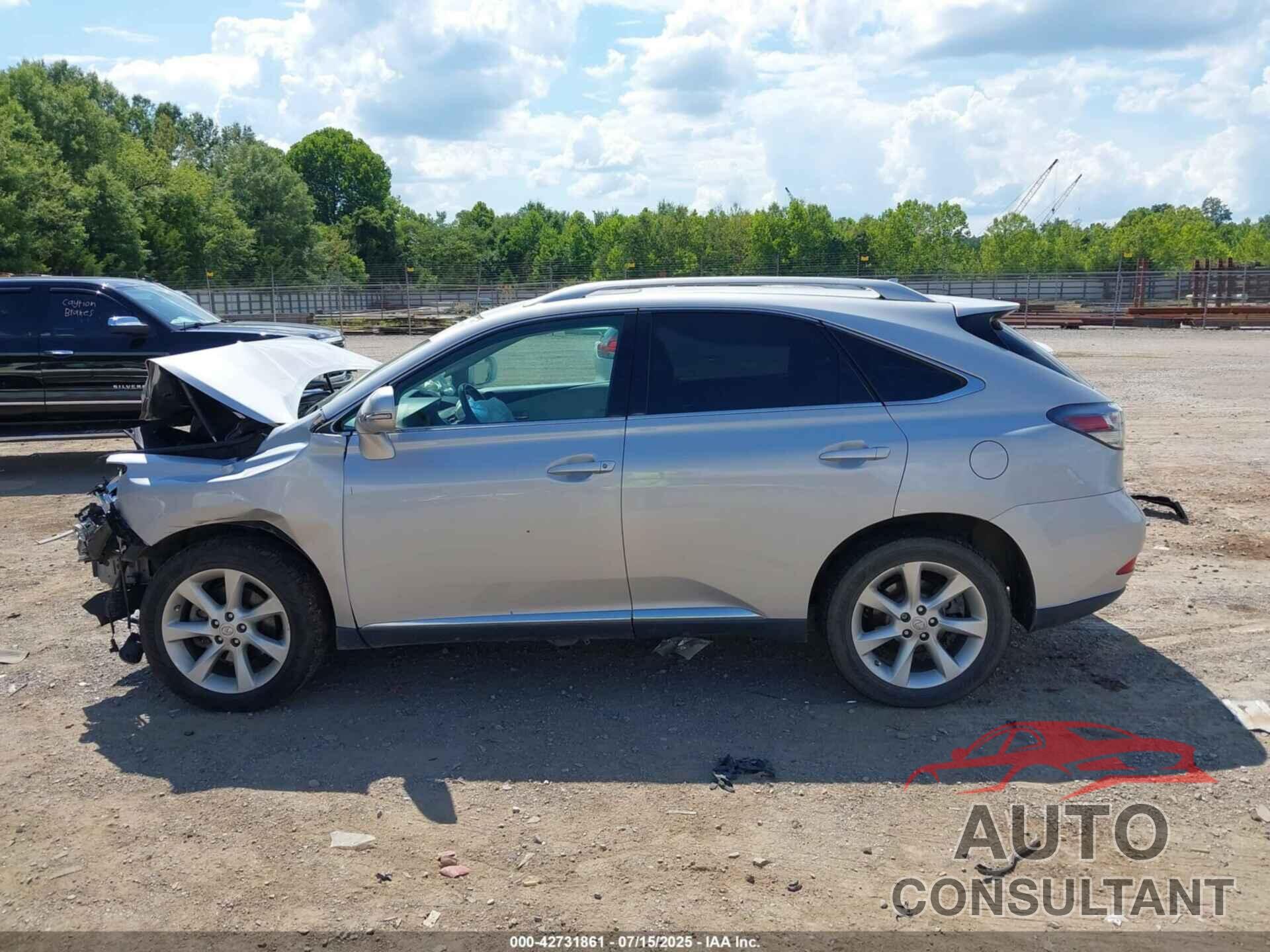 LEXUS RX 350 2010 - 2T2ZK1BA4AC030893