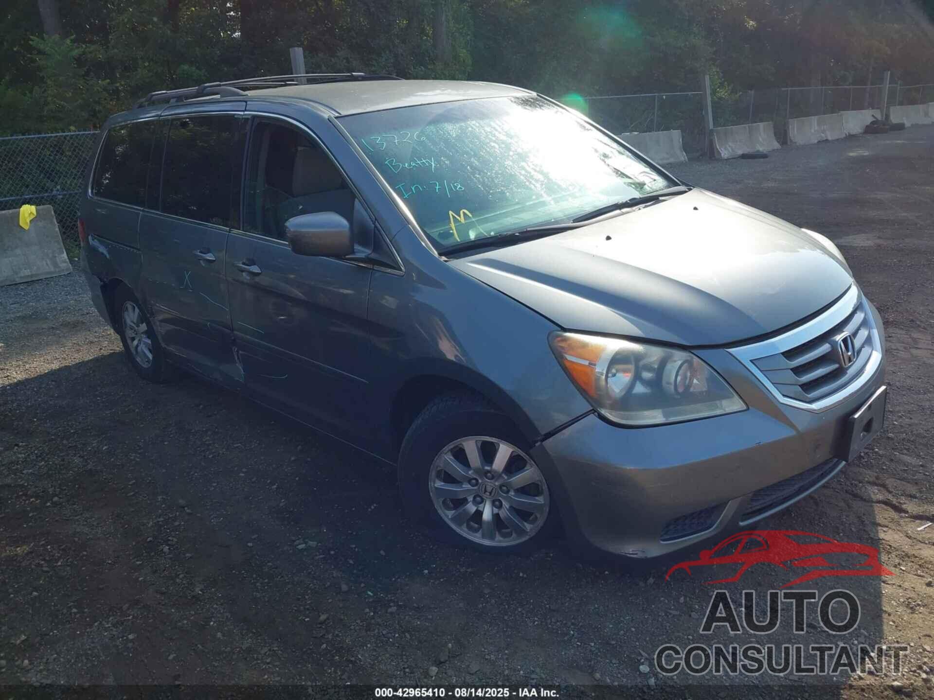 HONDA ODYSSEY 2009 - 5FNRL38449B022167