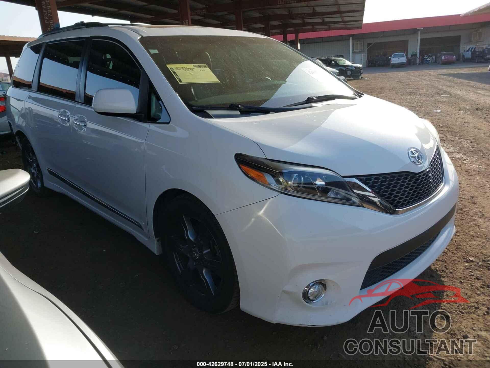 TOYOTA SIENNA 2017 - 5TDXZ3DC3HS863233