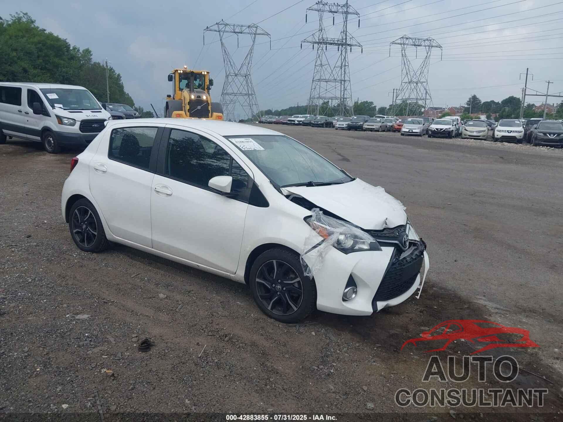 TOYOTA YARIS 2015 - VNKKTUD35FA055095