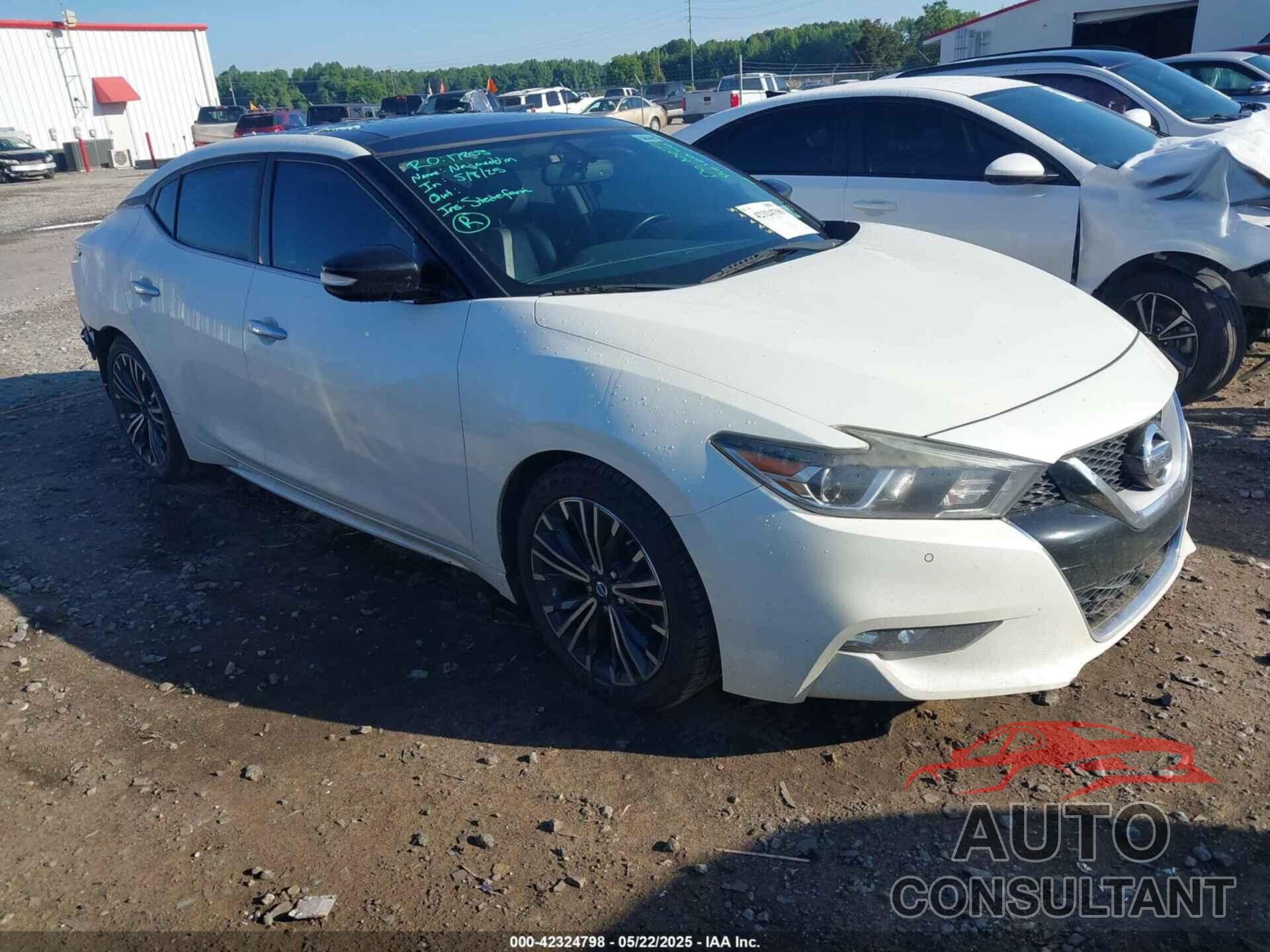 NISSAN MAXIMA 2017 - 1N4AA6AP6HC407045