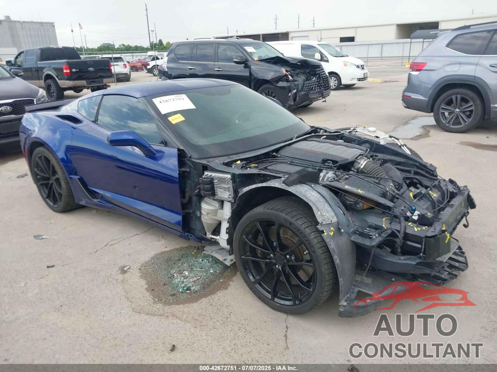 CHEVROLET CORVETTE 2017 - 1G1YW2D71H5115864