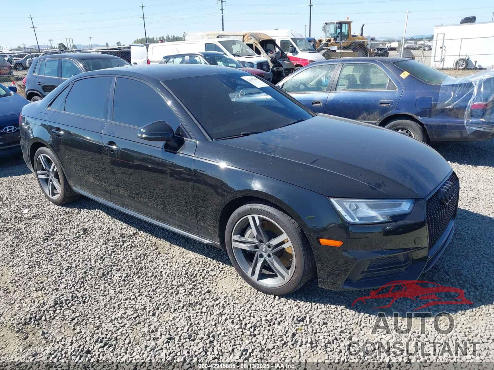 AUDI A4 2017 - WAUENAF44HN055229