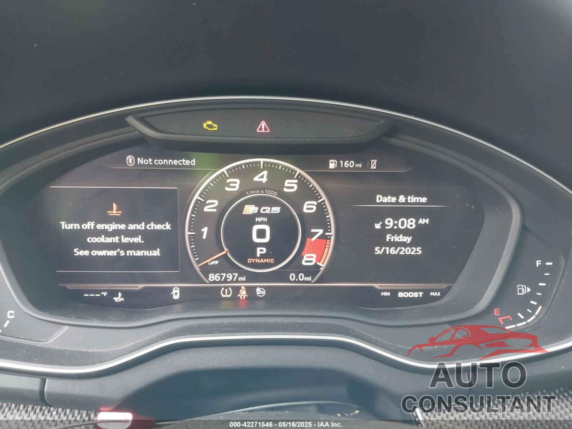 AUDI SQ5 2019 - WA1C4AFY7K2015553