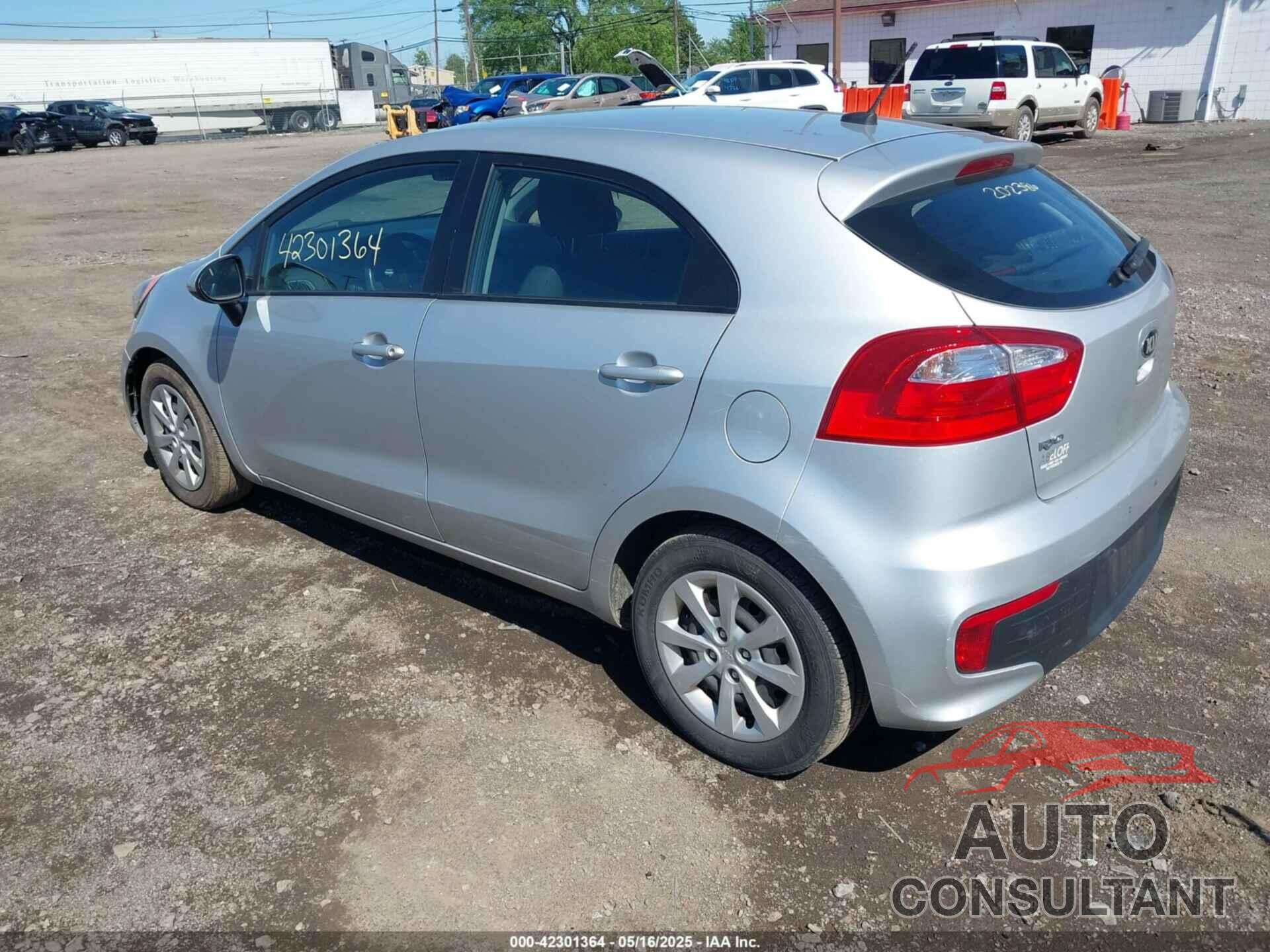 KIA RIO 2016 - KNADM5A39G6601519