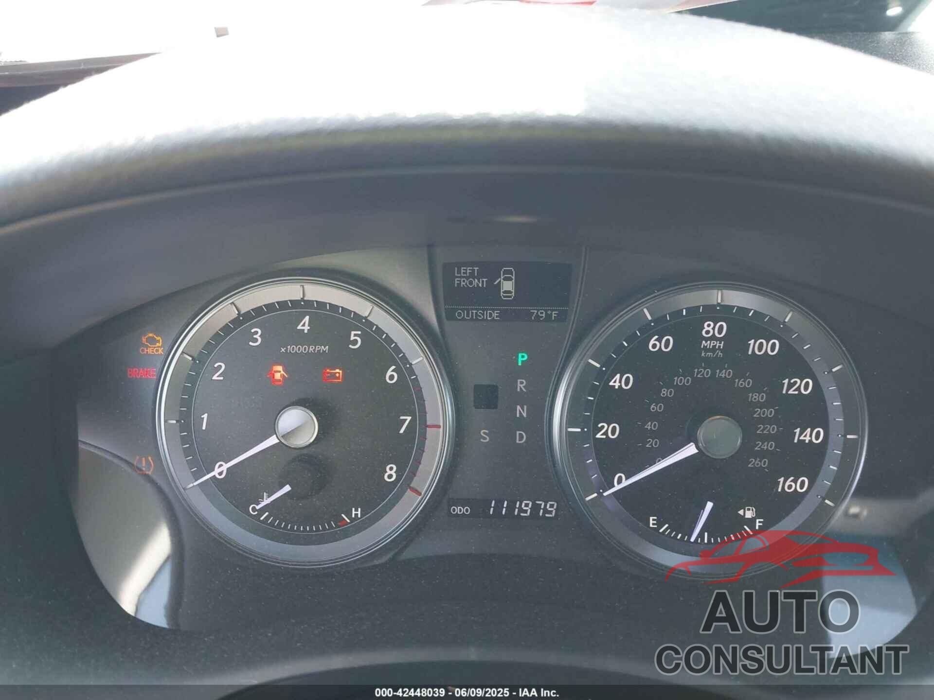 LEXUS ES 350 2011 - JTHBK1EG6B2430989