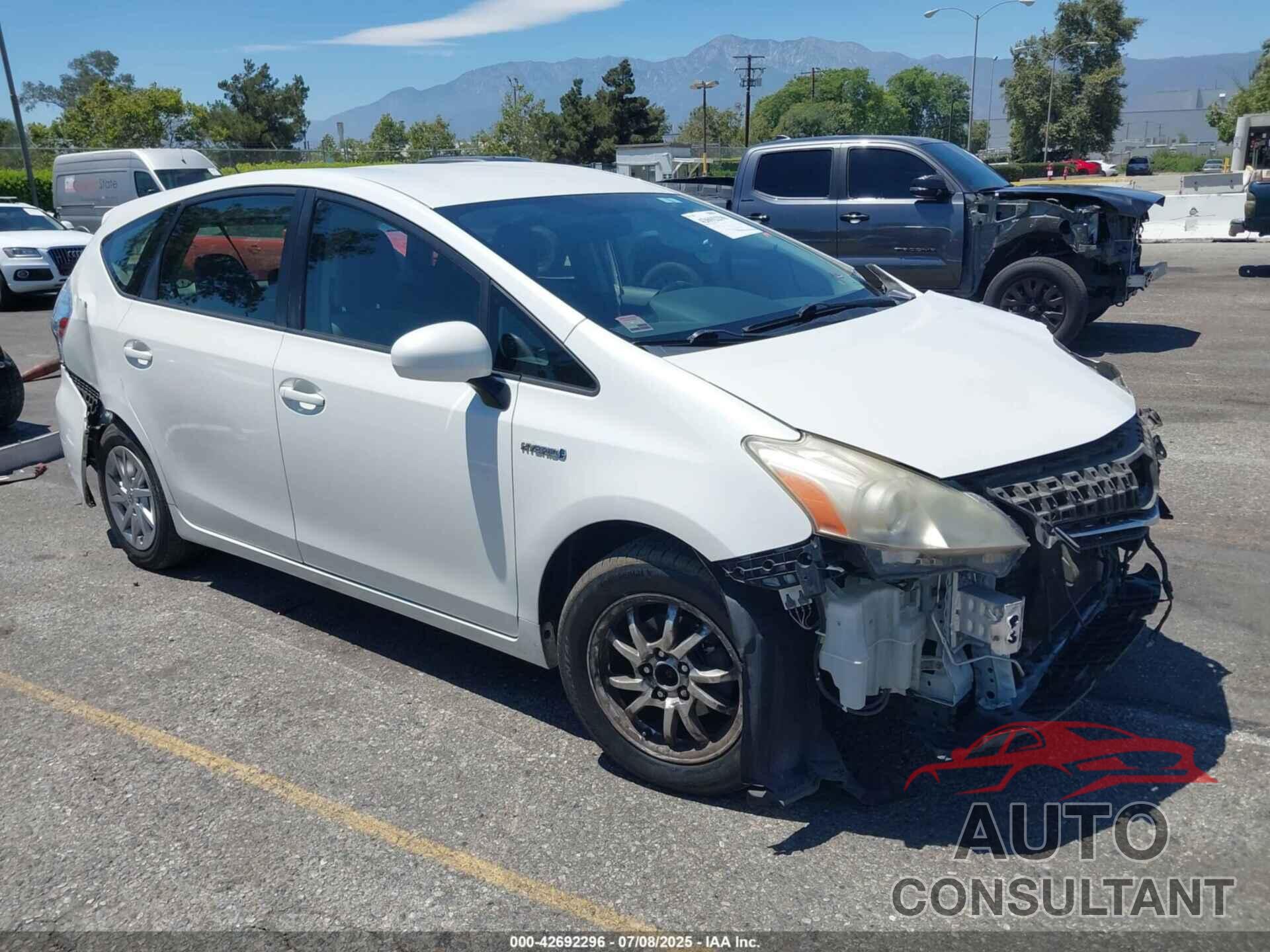 TOYOTA PRIUS V 2012 - JTDZN3EU0C3060658