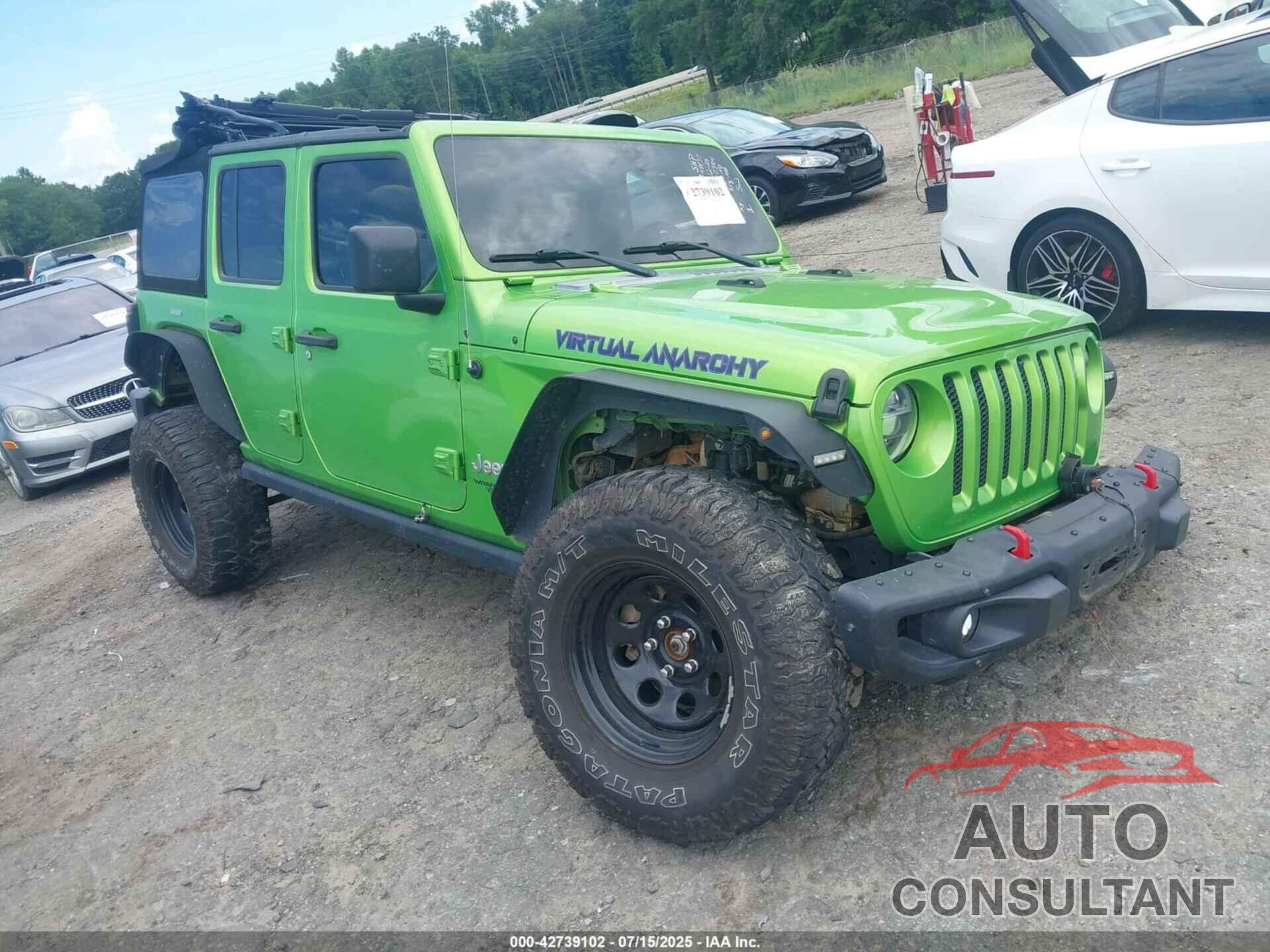 JEEP WRANGLER UNLIMITED 2018 - 1C4HJXDG2JW257384