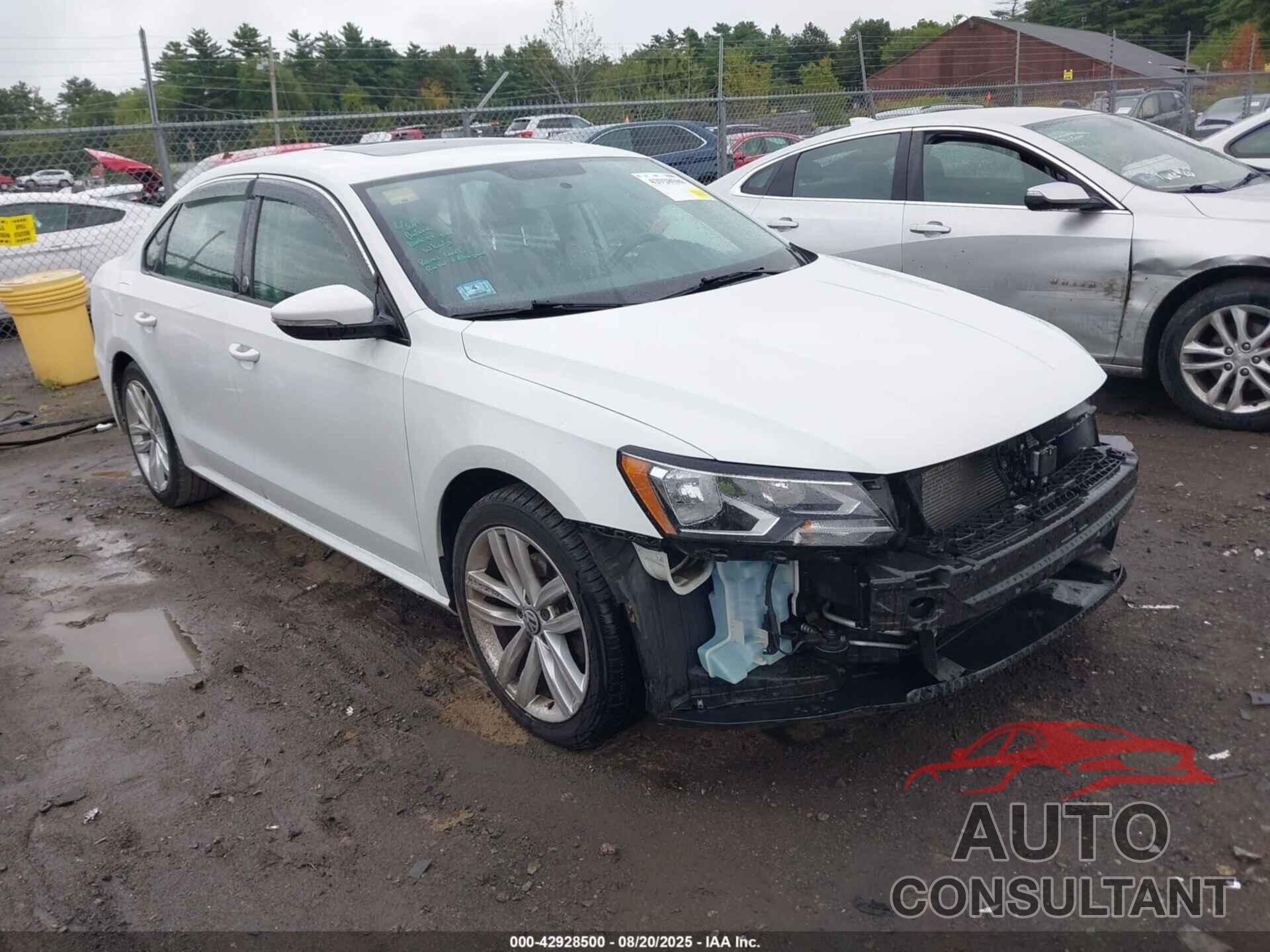 VOLKSWAGEN PASSAT 2019 - 1VWLA7A33KC013965