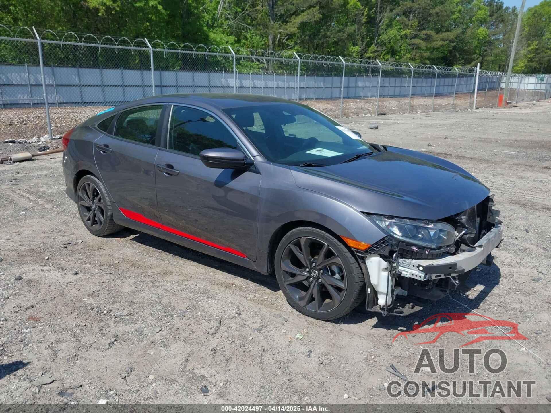 HONDA CIVIC 2019 - 2HGFC2F85KH576547