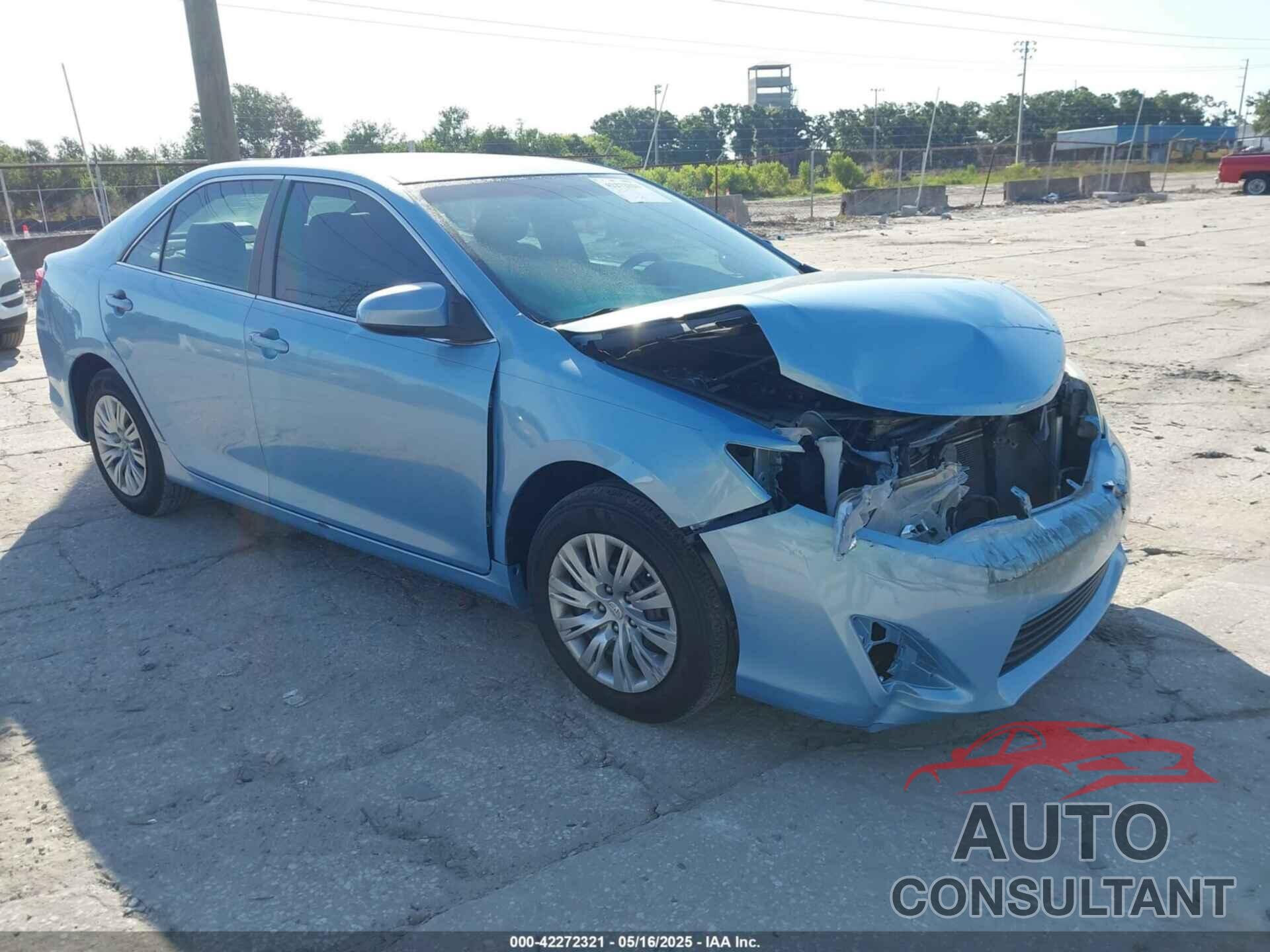 TOYOTA CAMRY 2012 - 4T4BF1FKXCR210349