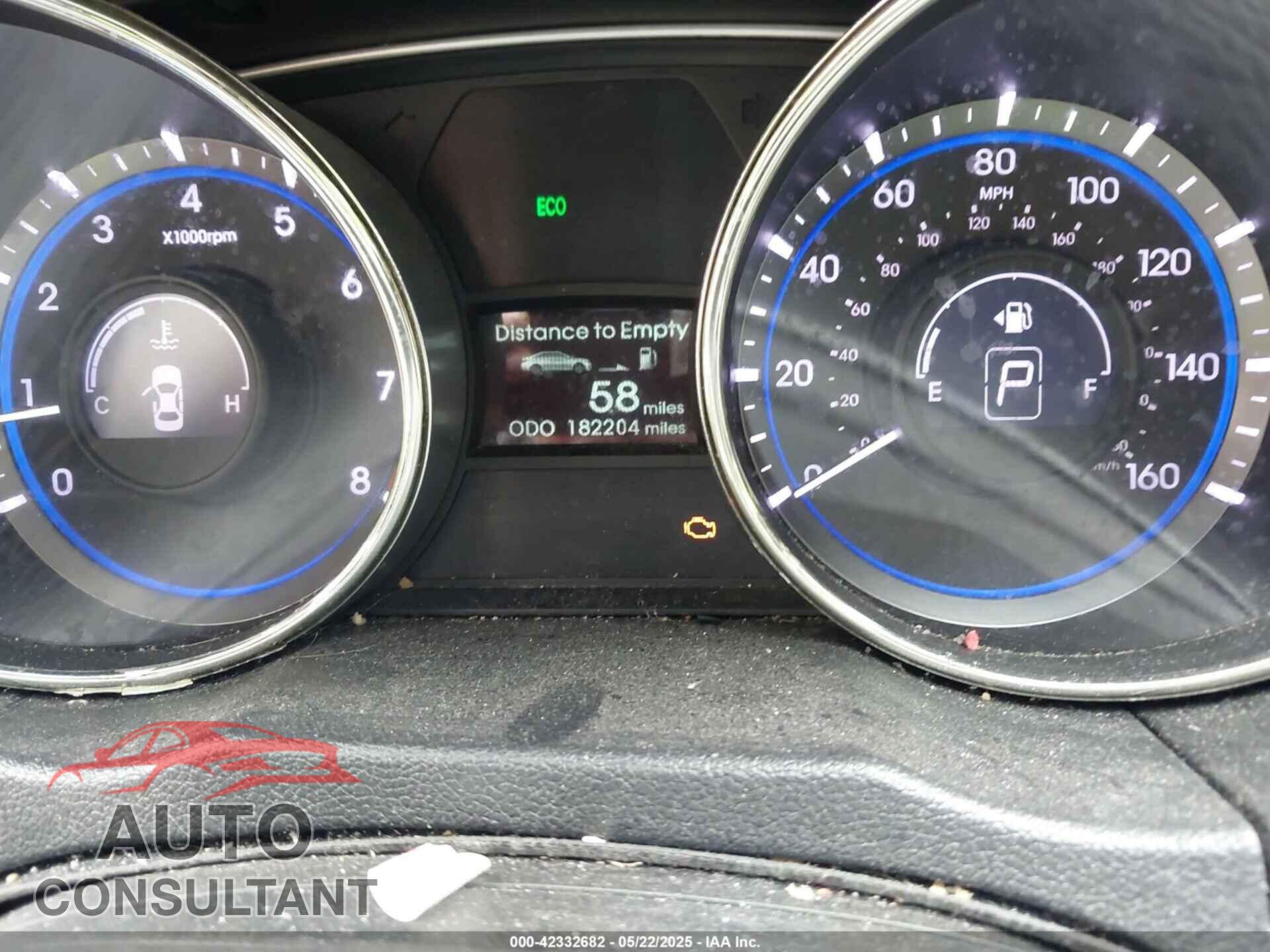 HYUNDAI SONATA 2012 - 5NPEC4AB2CH486032