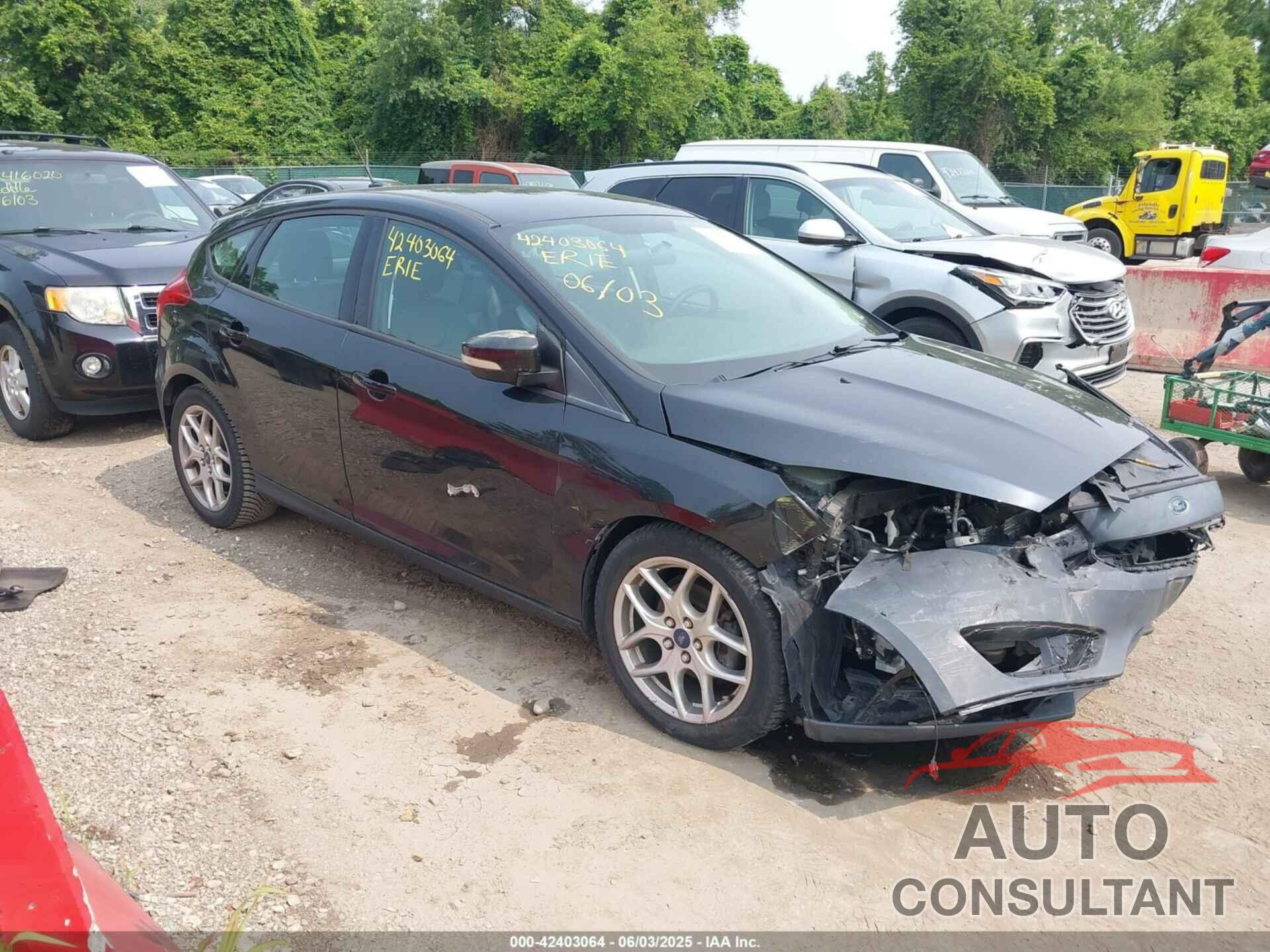 FORD FOCUS 2015 - 1FADP3K21FL254875
