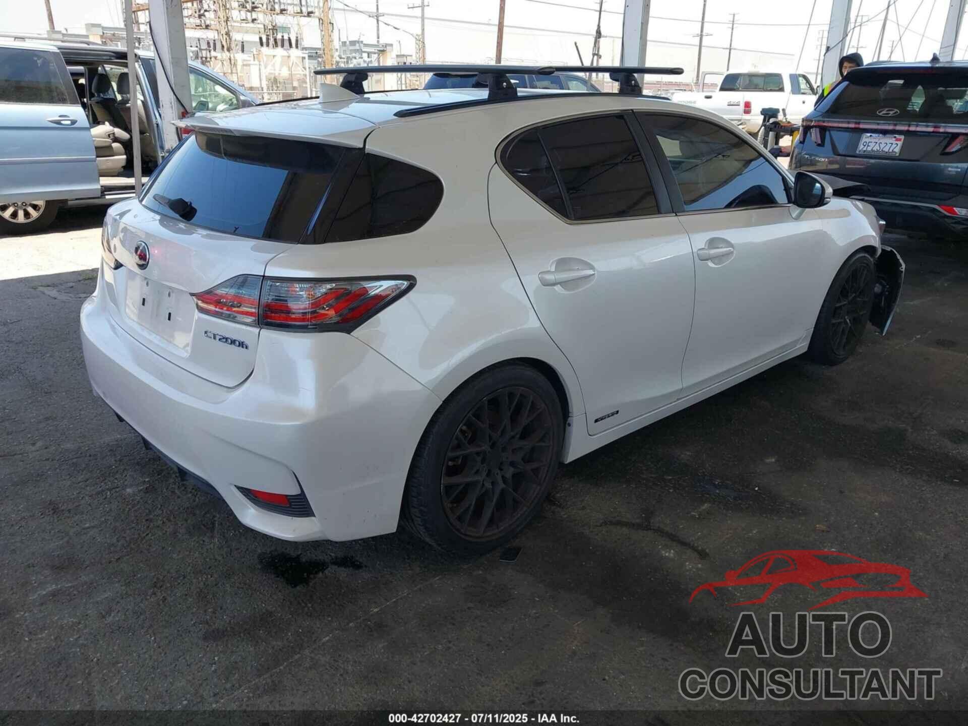 LEXUS CT 200H 2017 - JTHKD5BH6H2280289