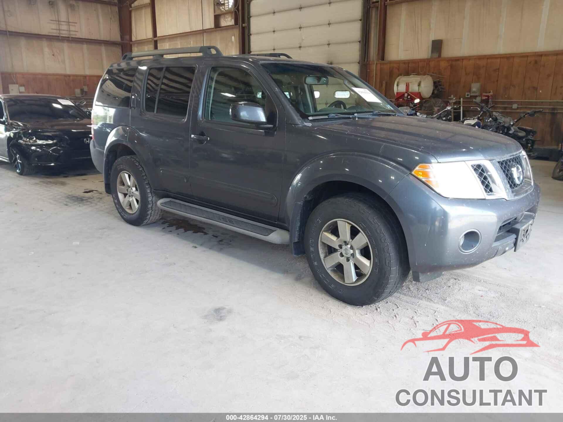NISSAN PATHFINDER 2012 - 5N1AR1NB5CC629178