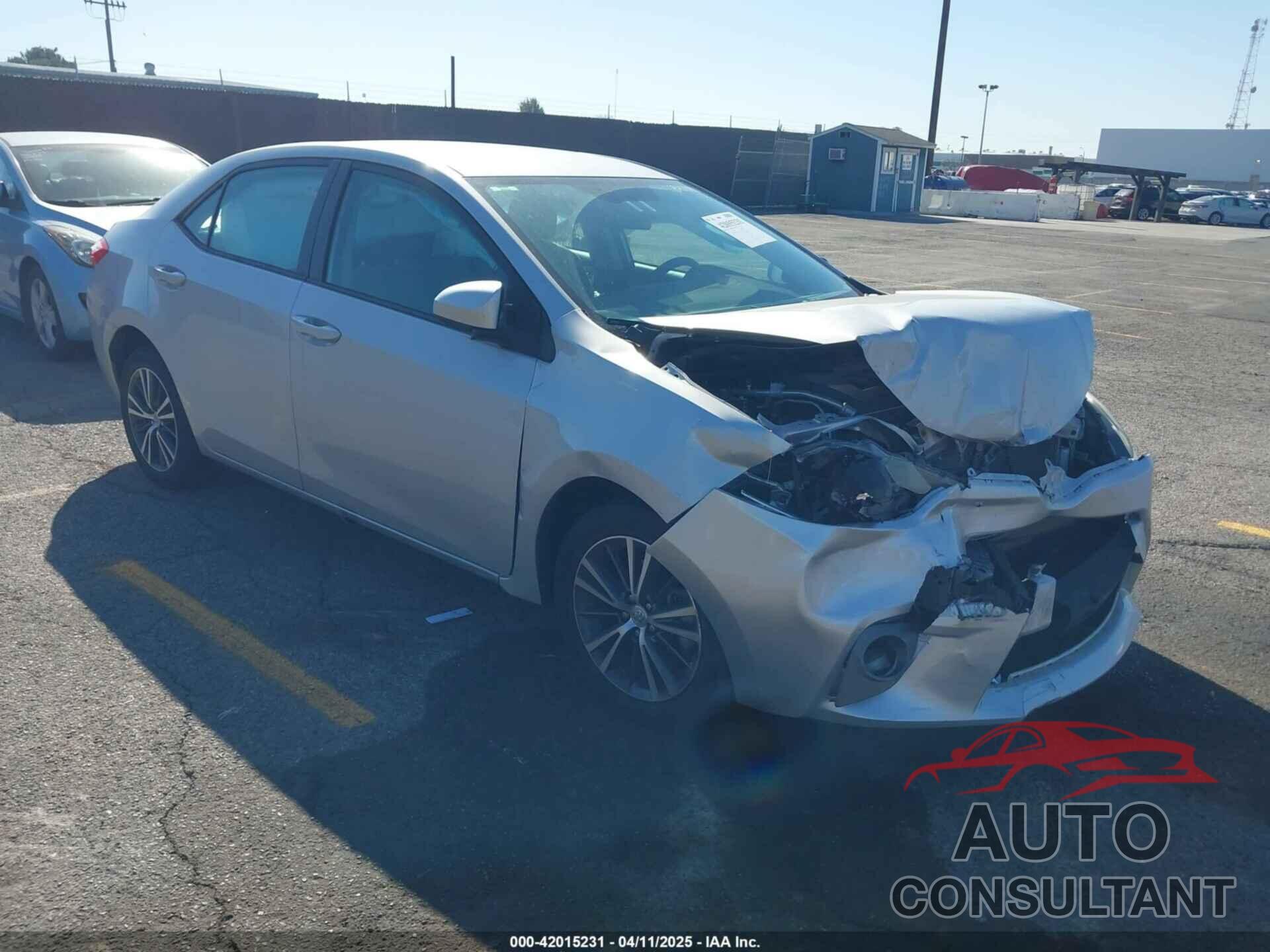 TOYOTA COROLLA 2016 - 5YFBURHE7GP435129