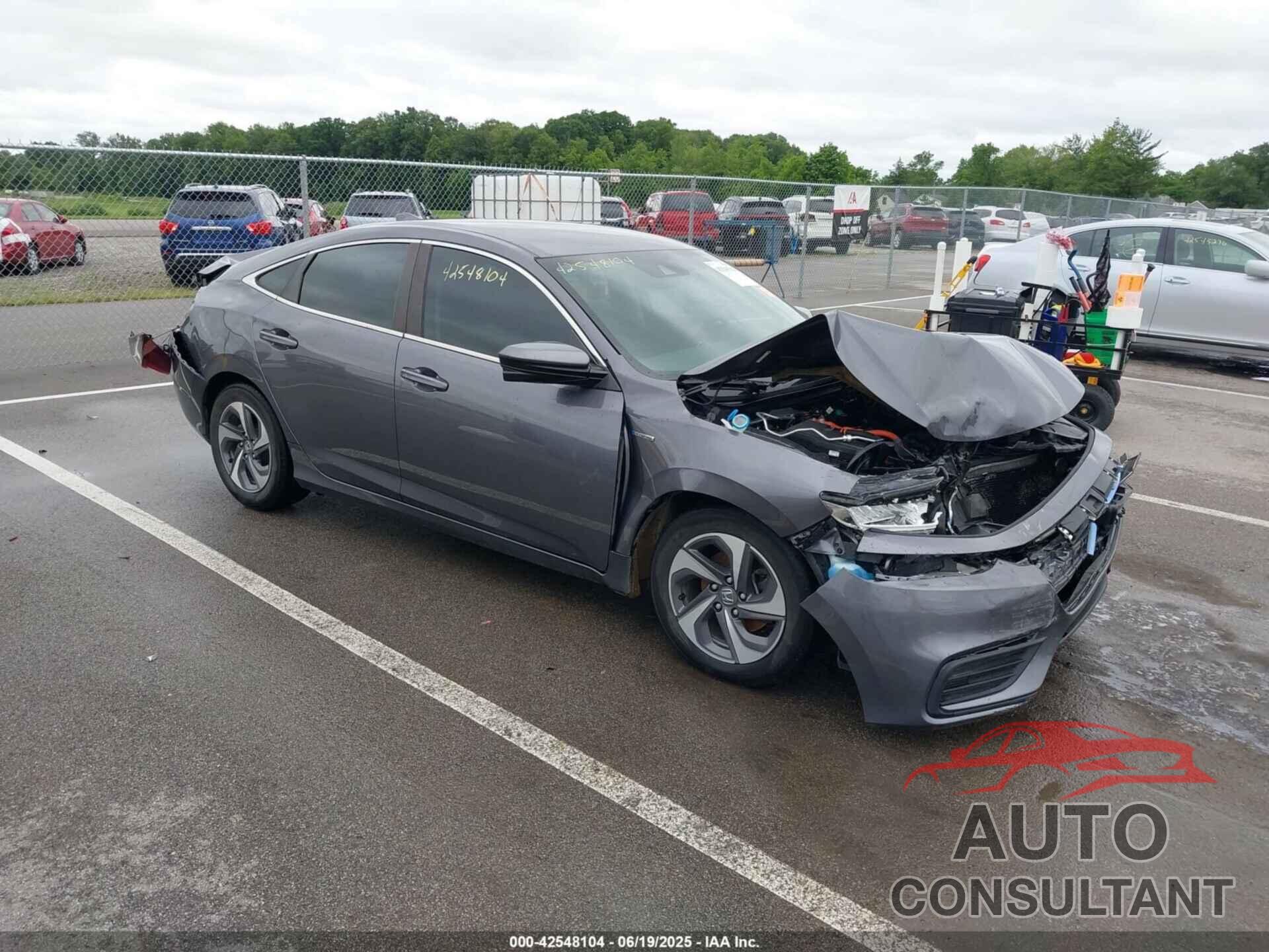 HONDA INSIGHT 2019 - 19XZE4F52KE016262