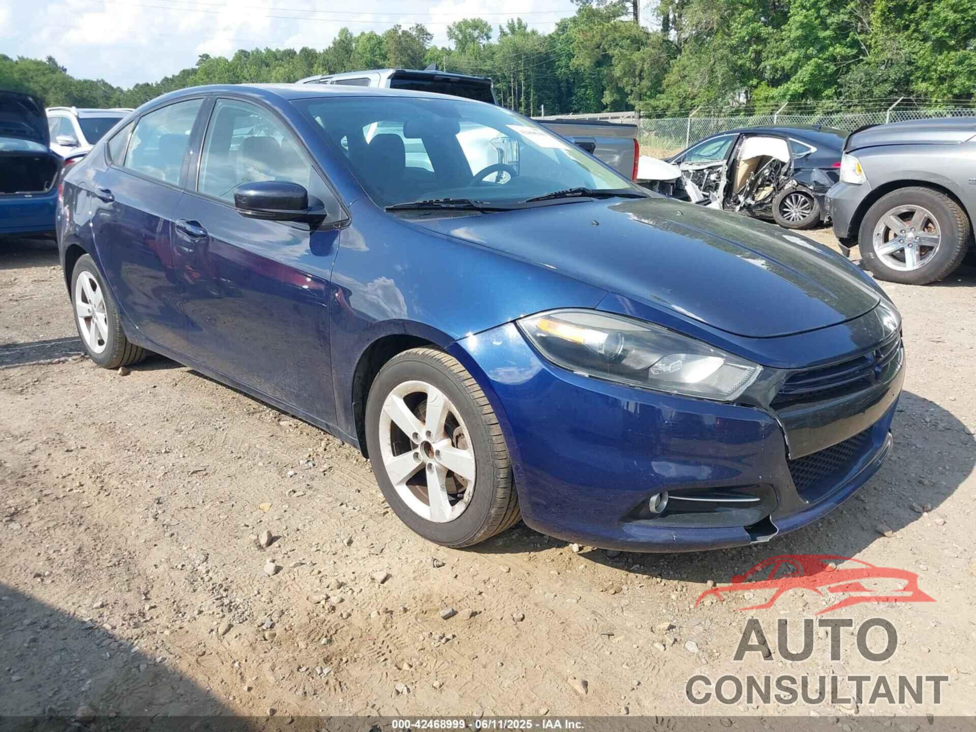 DODGE DART 2015 - 1C3CDFBB4FD362938