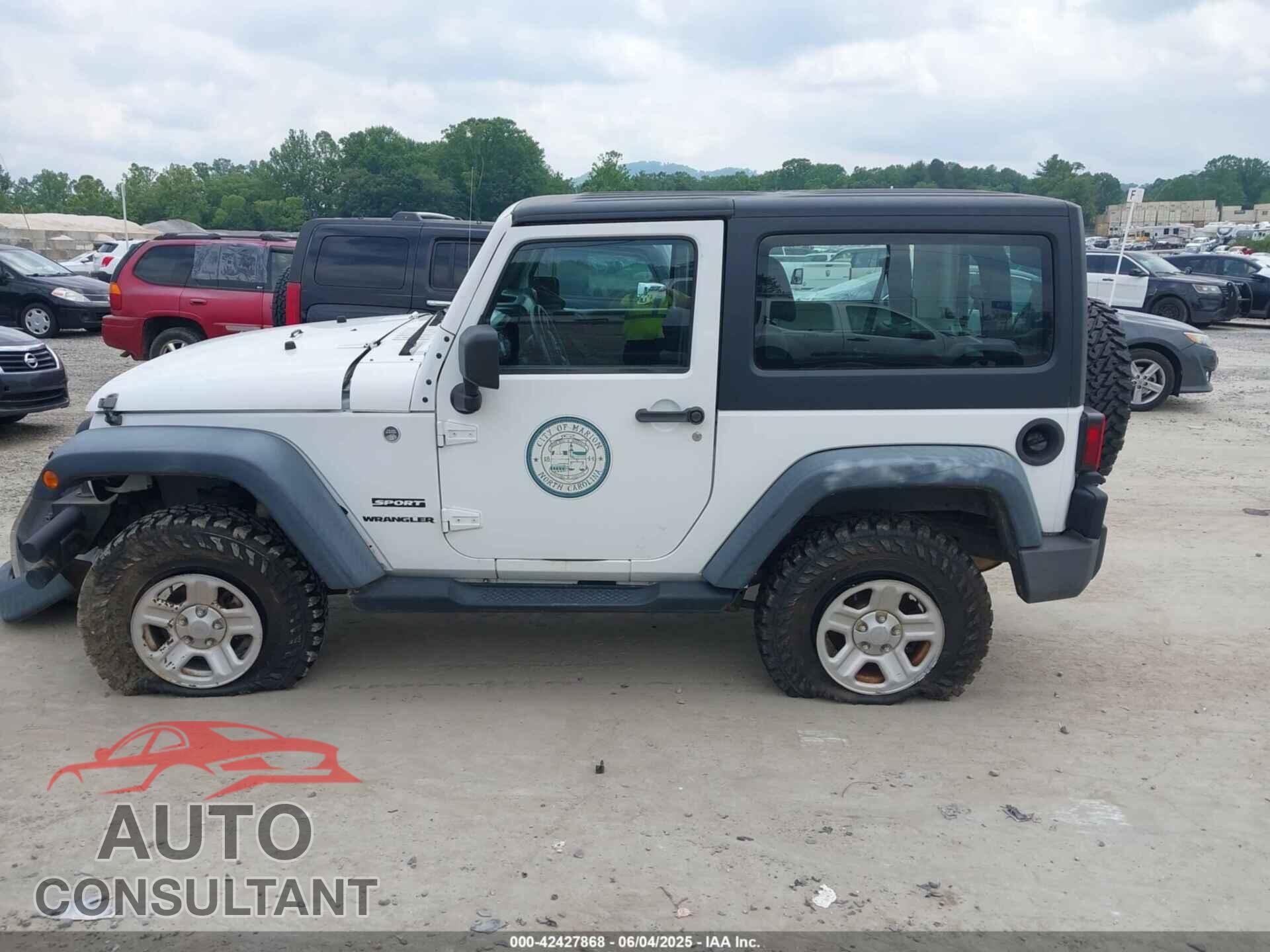 JEEP WRANGLER 2012 - 1C4AJWAG3CL230795