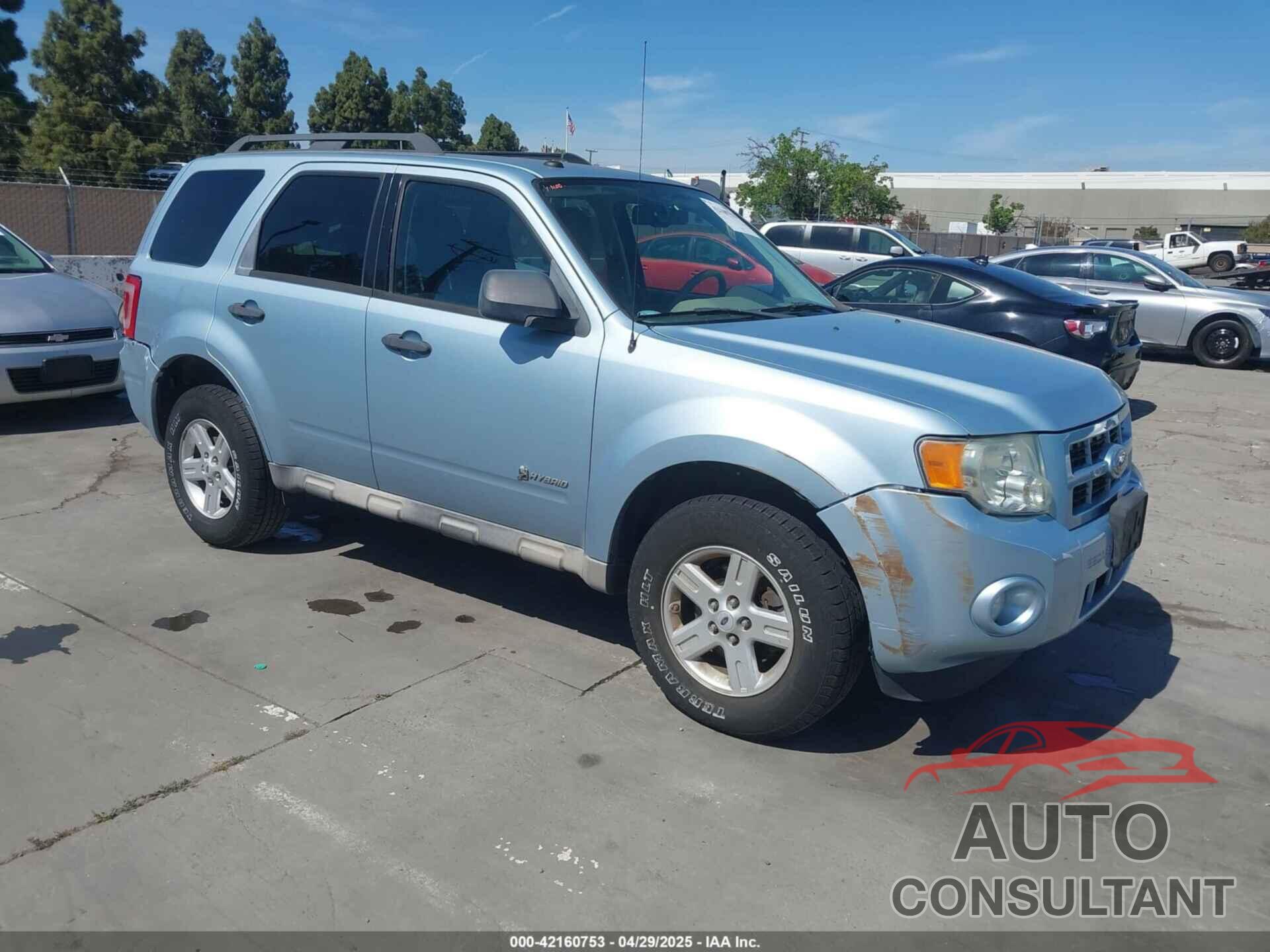 FORD ESCAPE HYBRID 2009 - 1FMCU49319KB30484