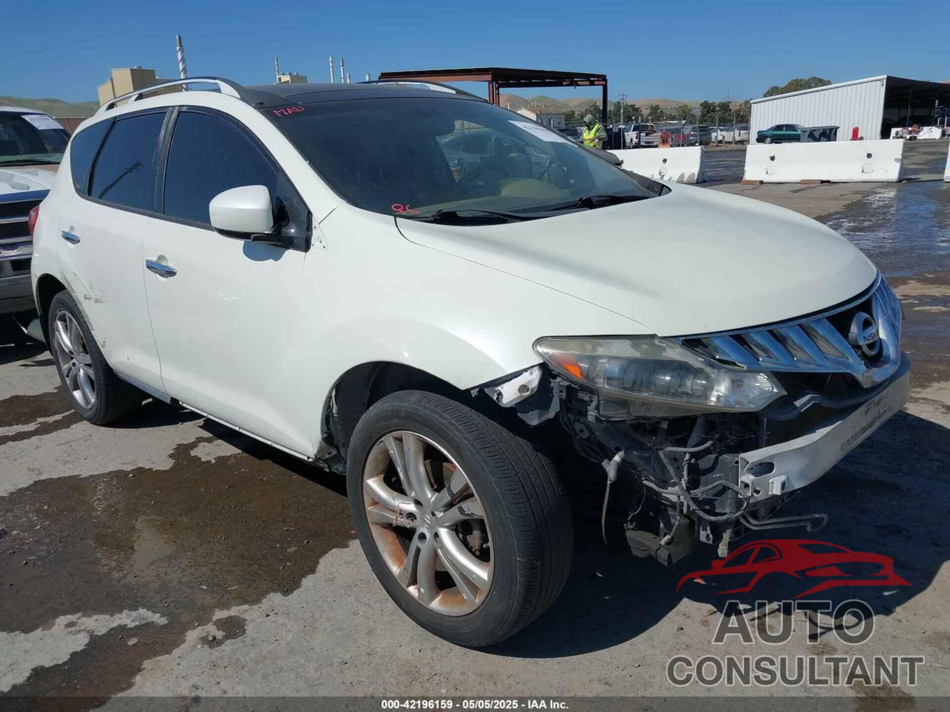 NISSAN MURANO 2009 - JN8AZ18W79W210697