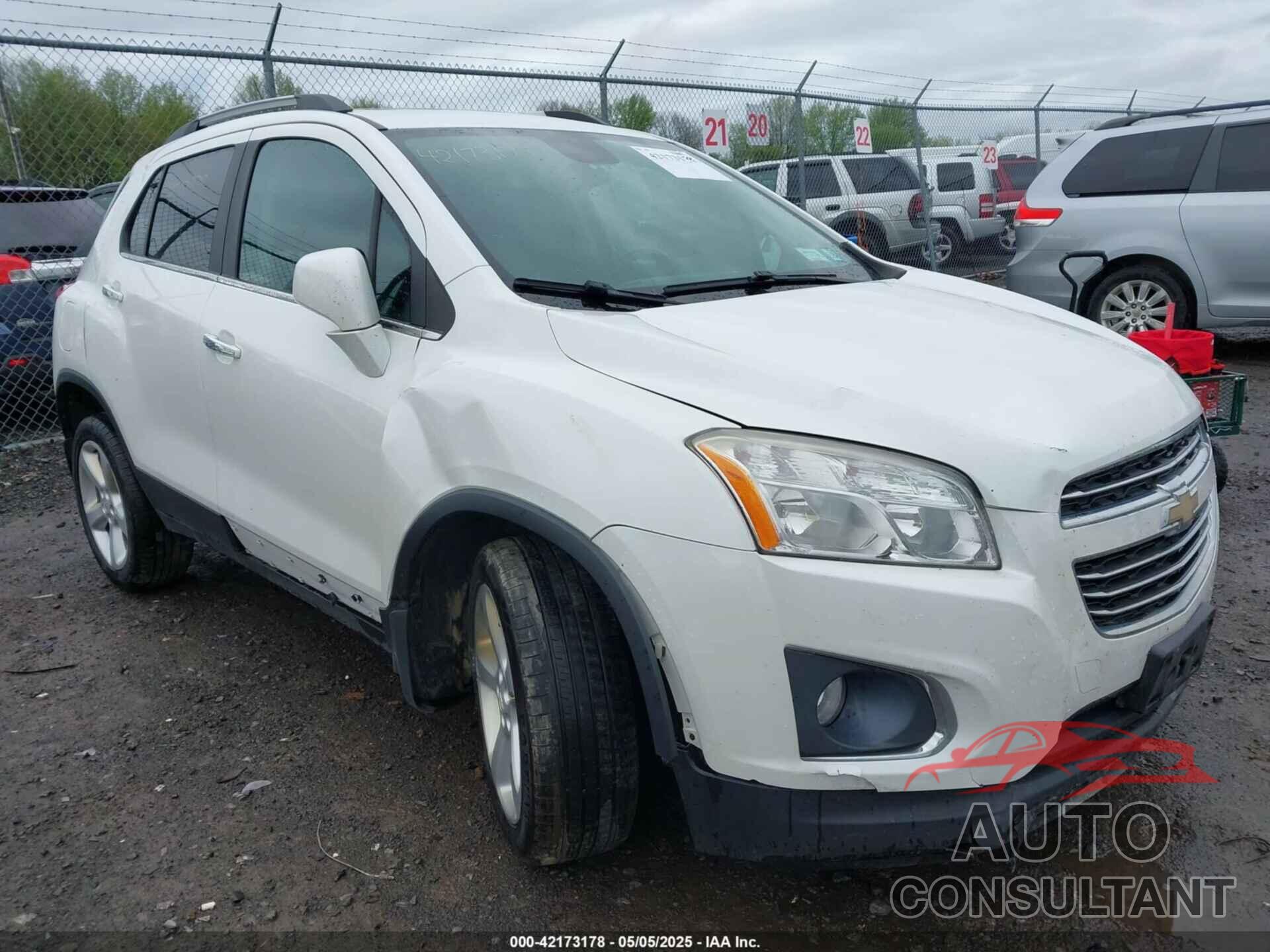 CHEVROLET TRAX 2015 - KL7CJTSB0FB134740