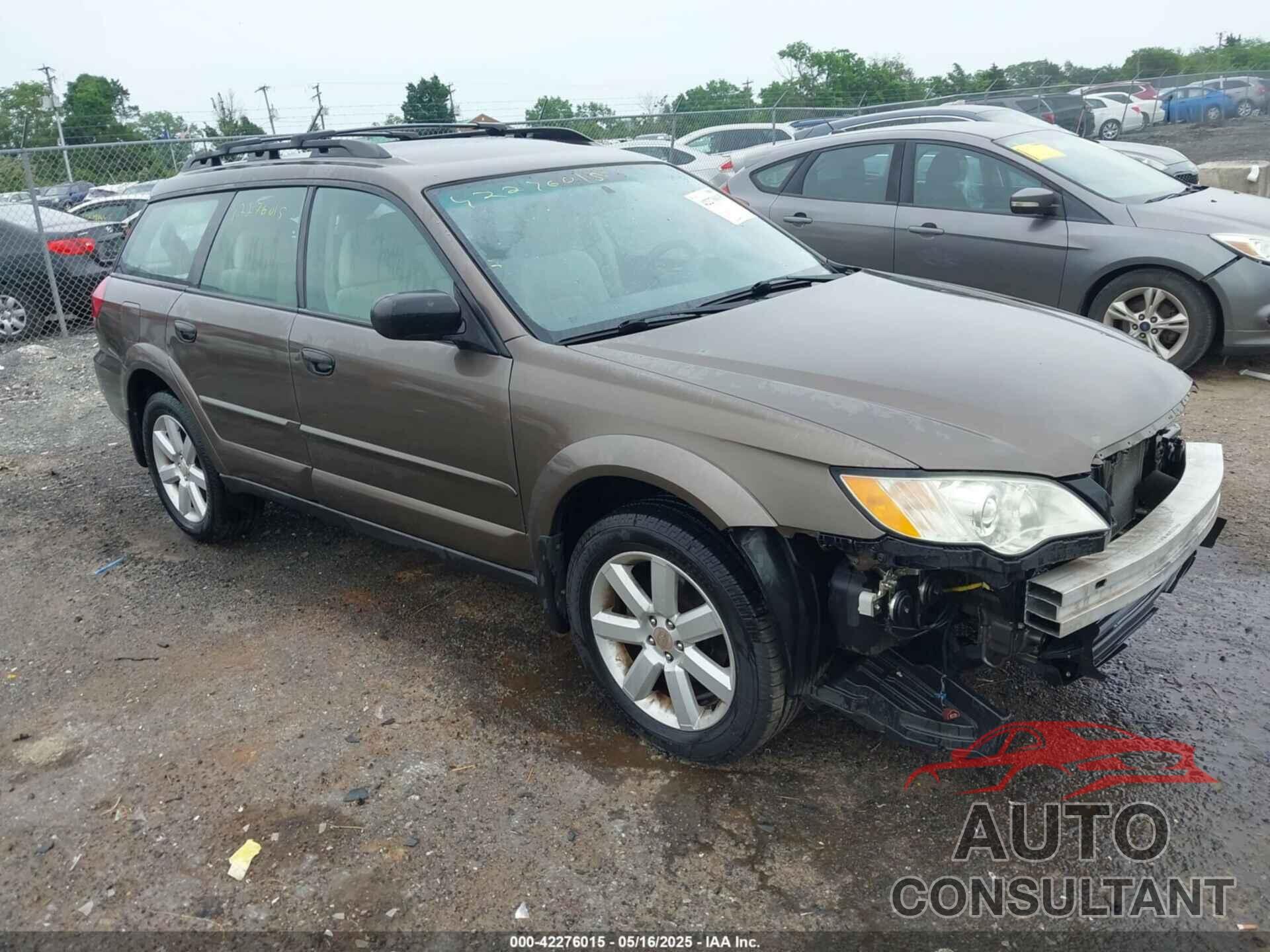 SUBARU OUTBACK 2009 - 4S4BP61C697325543