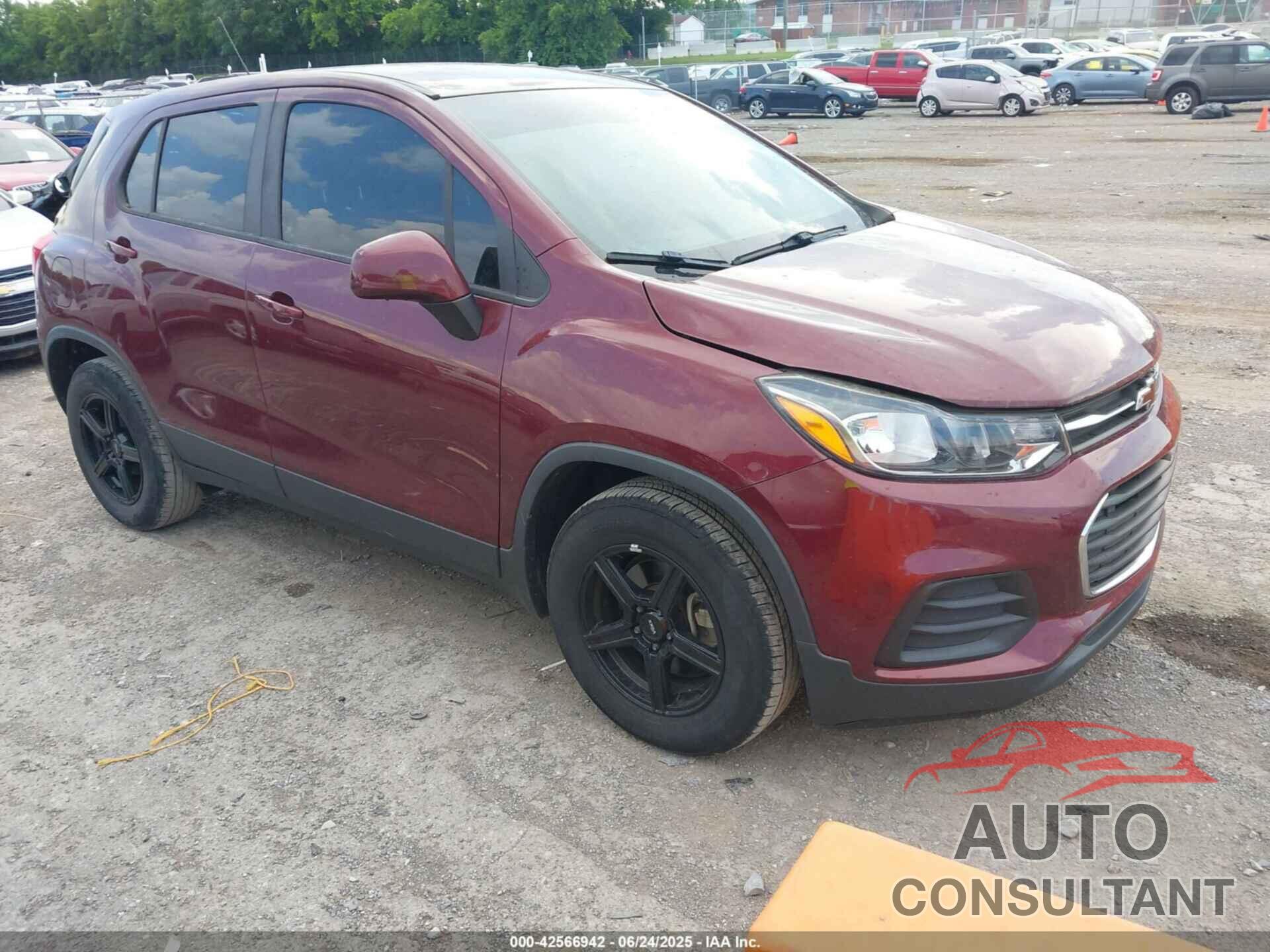 CHEVROLET TRAX 2017 - 3GNCJKSB1HL264225