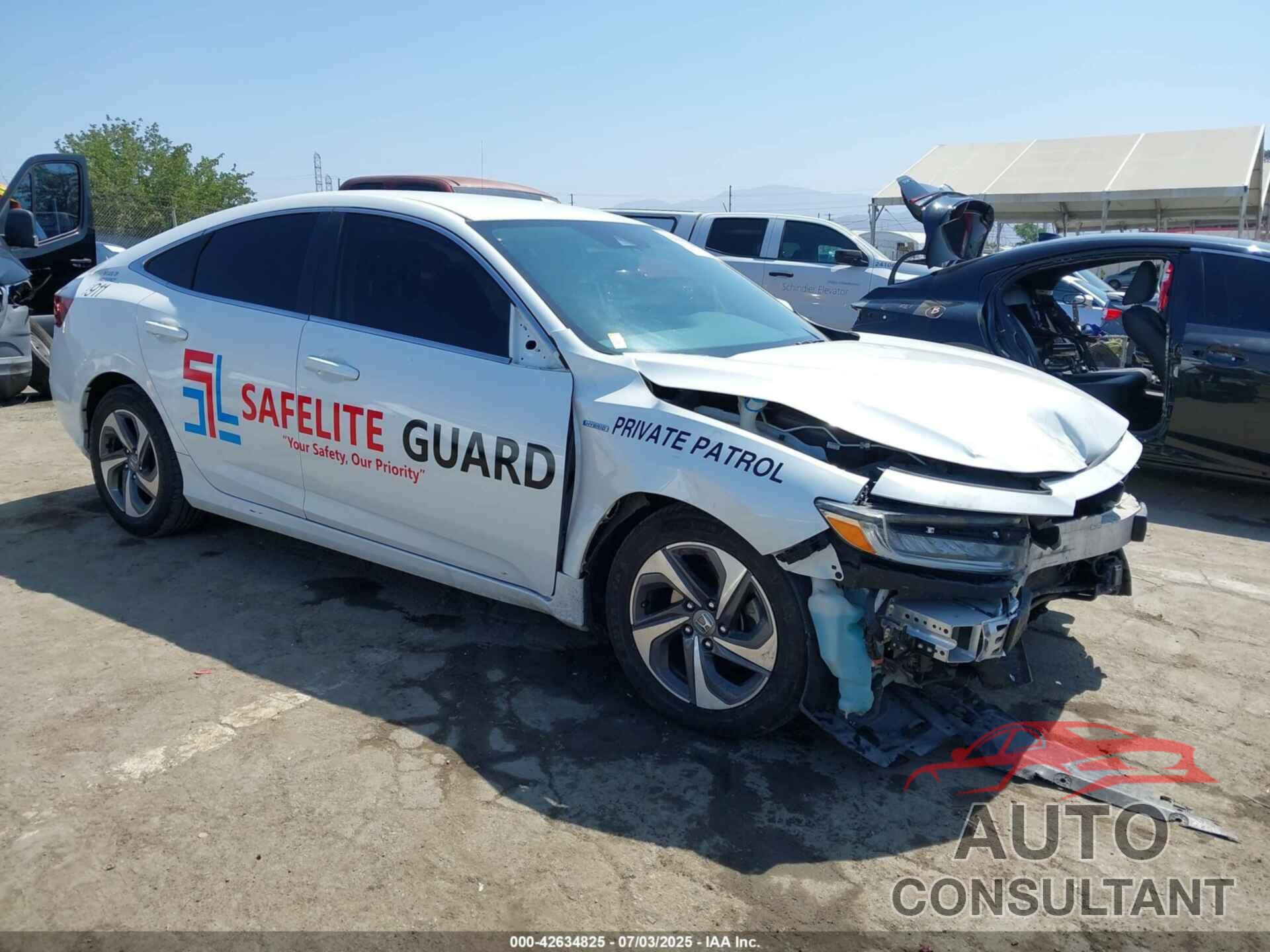 HONDA INSIGHT 2019 - 19XZE4F19KE002405