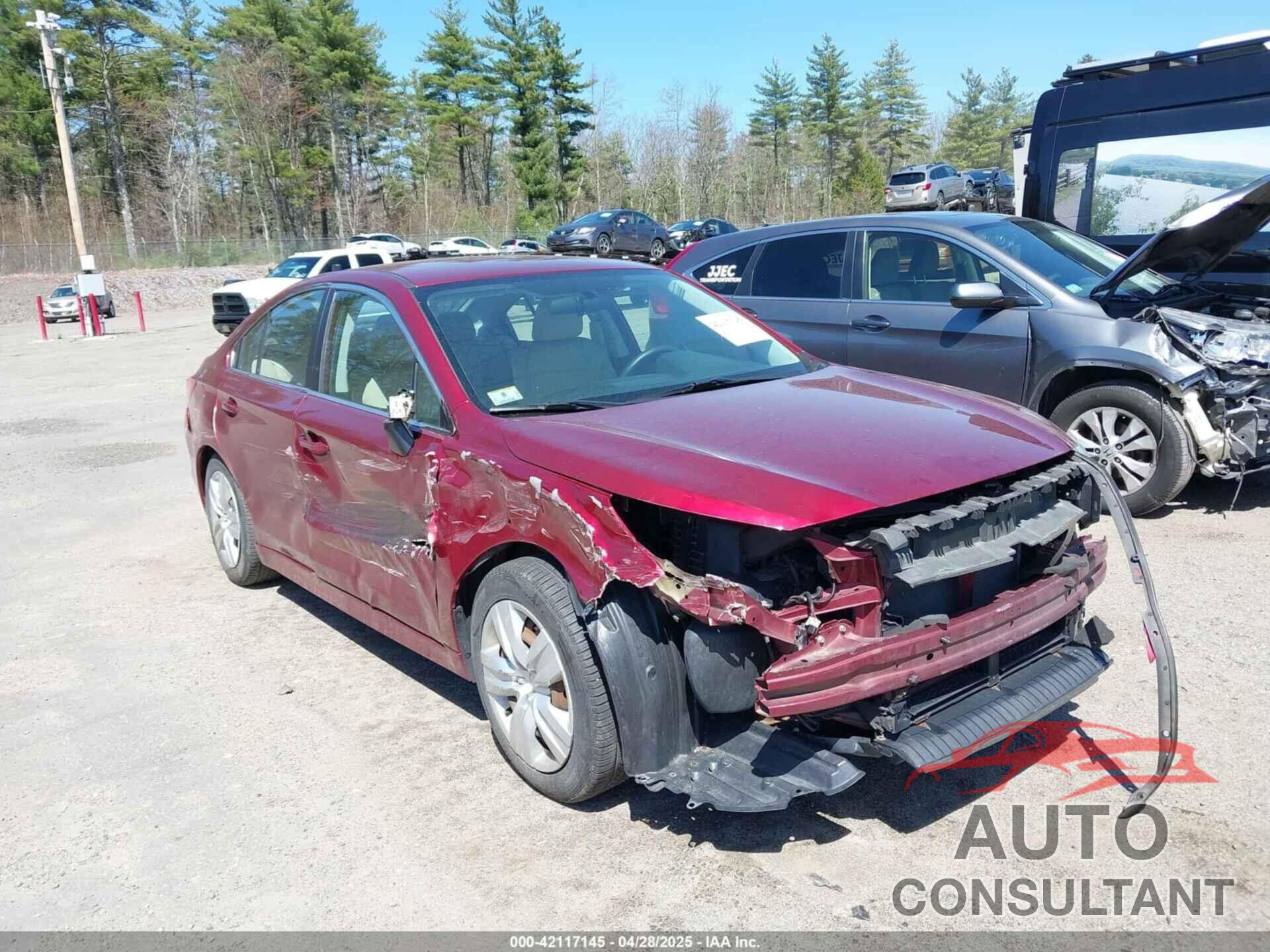 SUBARU LEGACY 2015 - 4S3BNAA60F3007511
