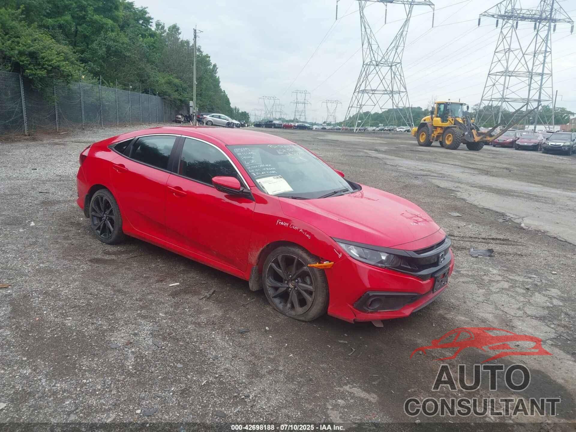 HONDA CIVIC 2020 - 2HGFC2F84LH563144