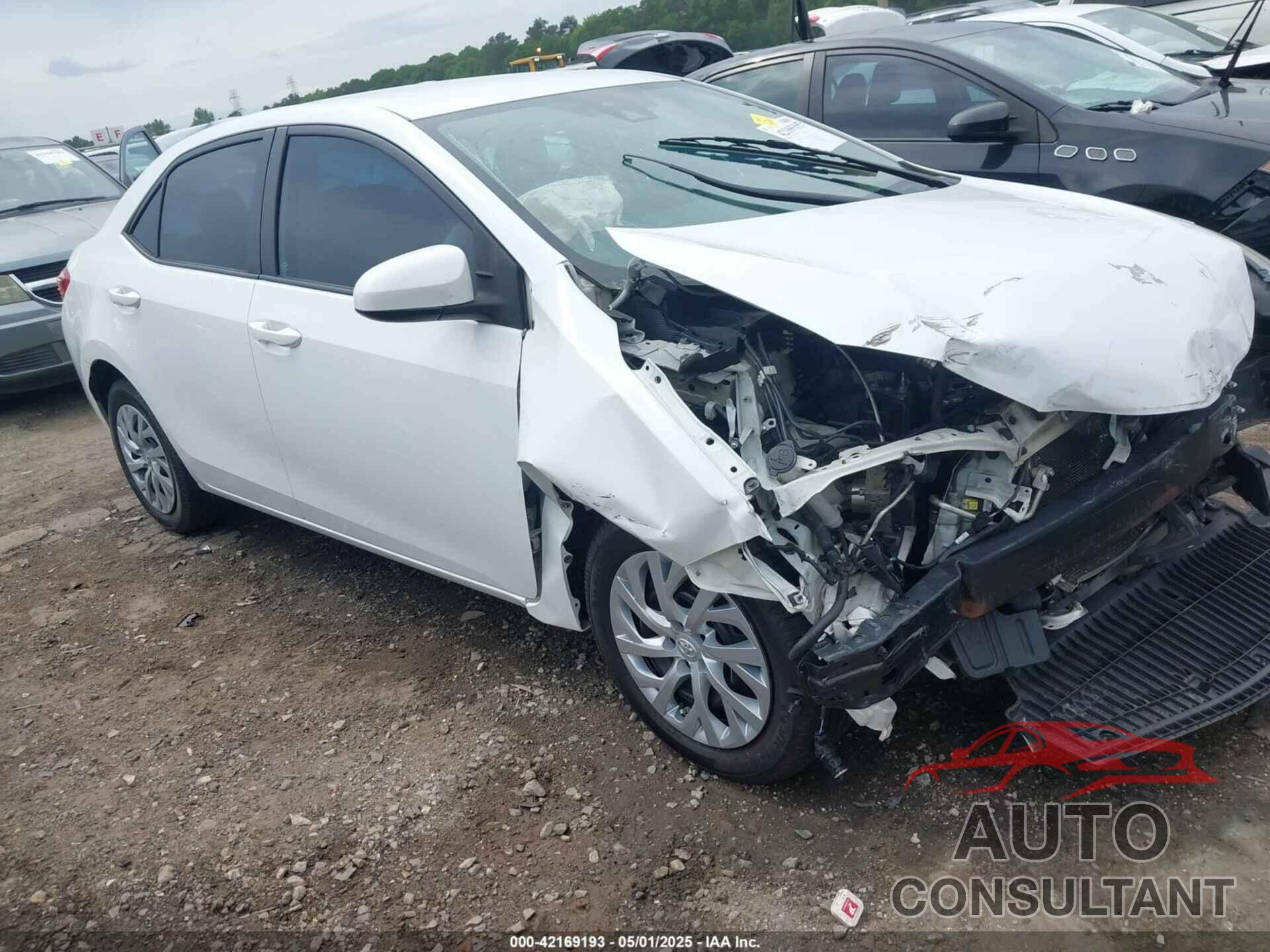 TOYOTA COROLLA 2017 - 2T1BURHE3HC863510