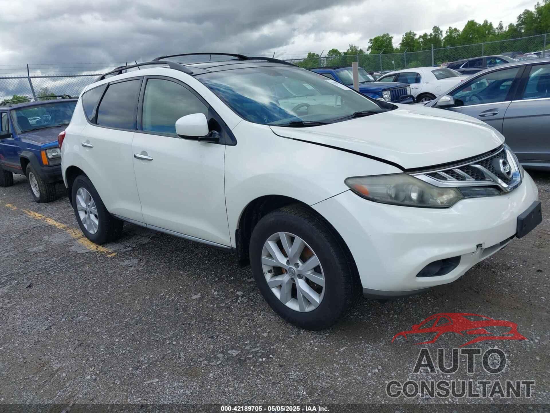 NISSAN MURANO 2011 - JN8AZ1MW5BW184239