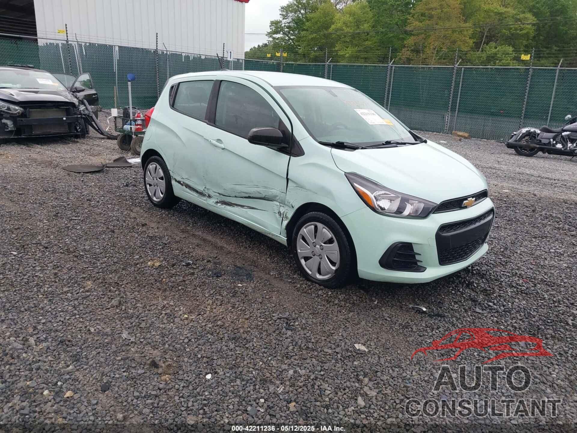 CHEVROLET SPARK 2018 - KL8CB6SA8JC470530