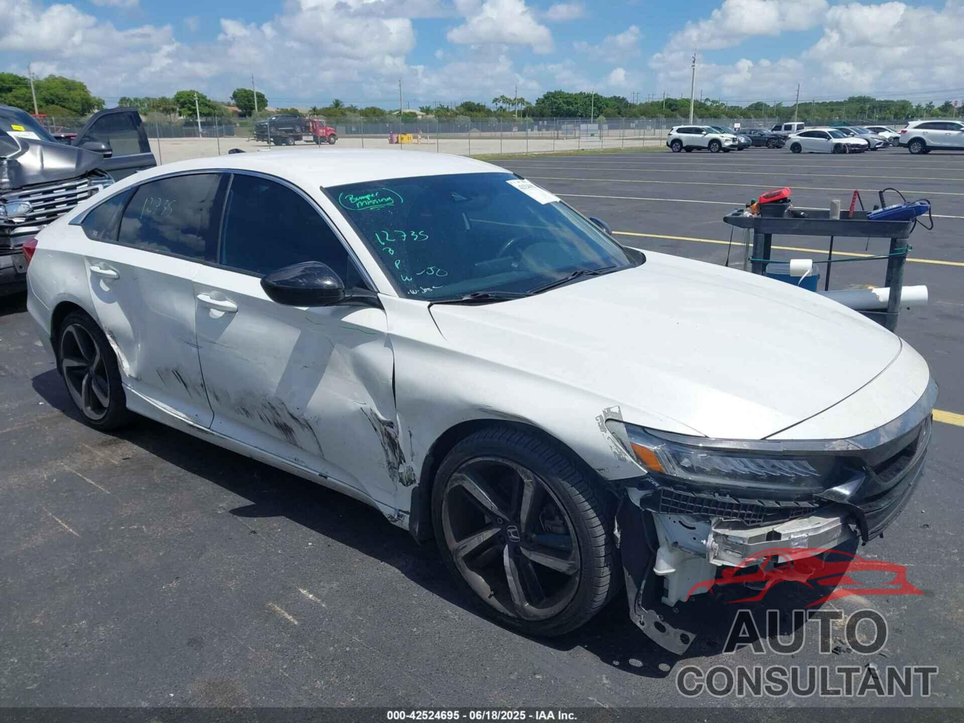 HONDA ACCORD 2021 - 1HGCV1F38MA031133