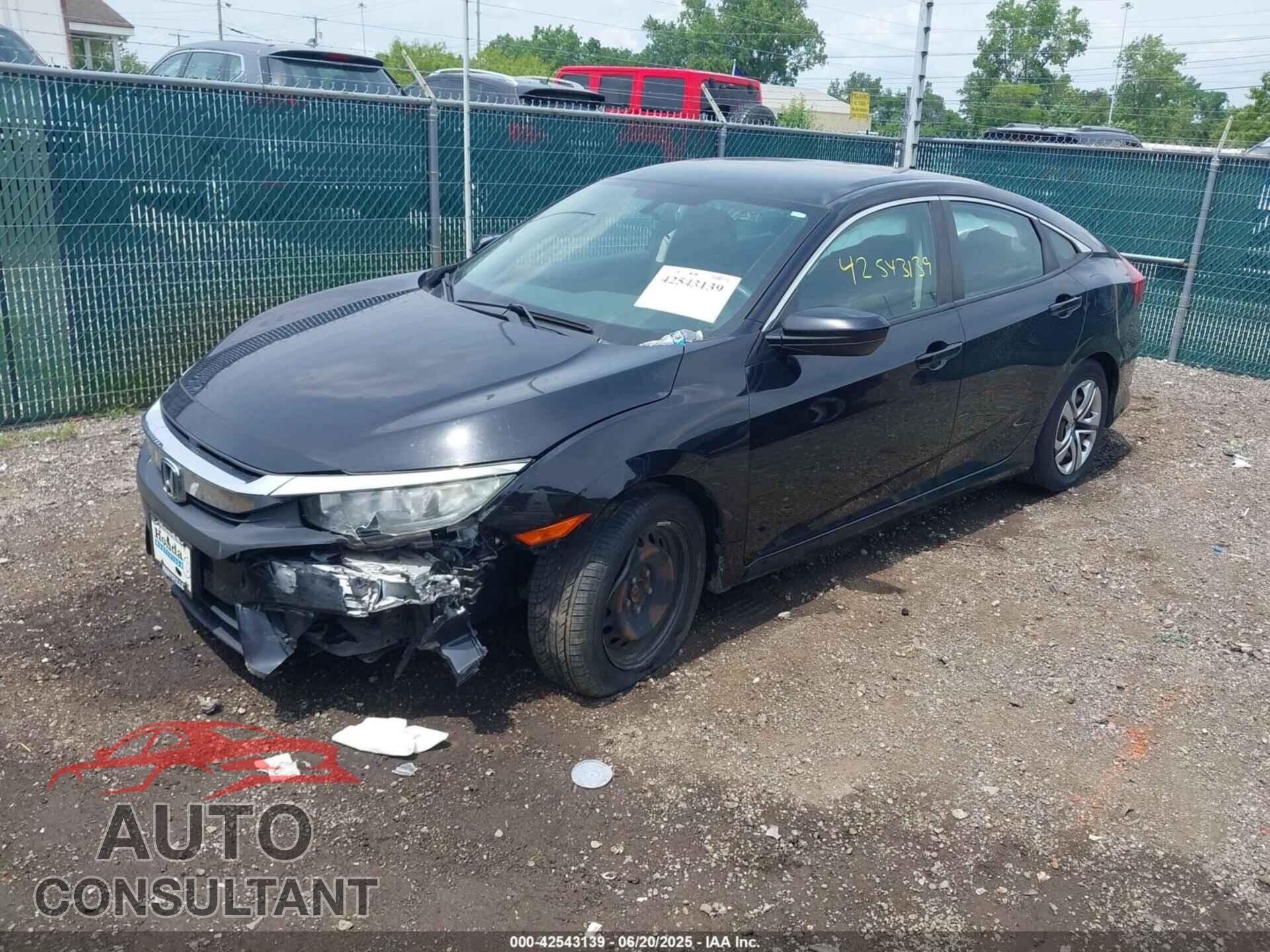 HONDA CIVIC 2017 - 19XFC2F55HE049732