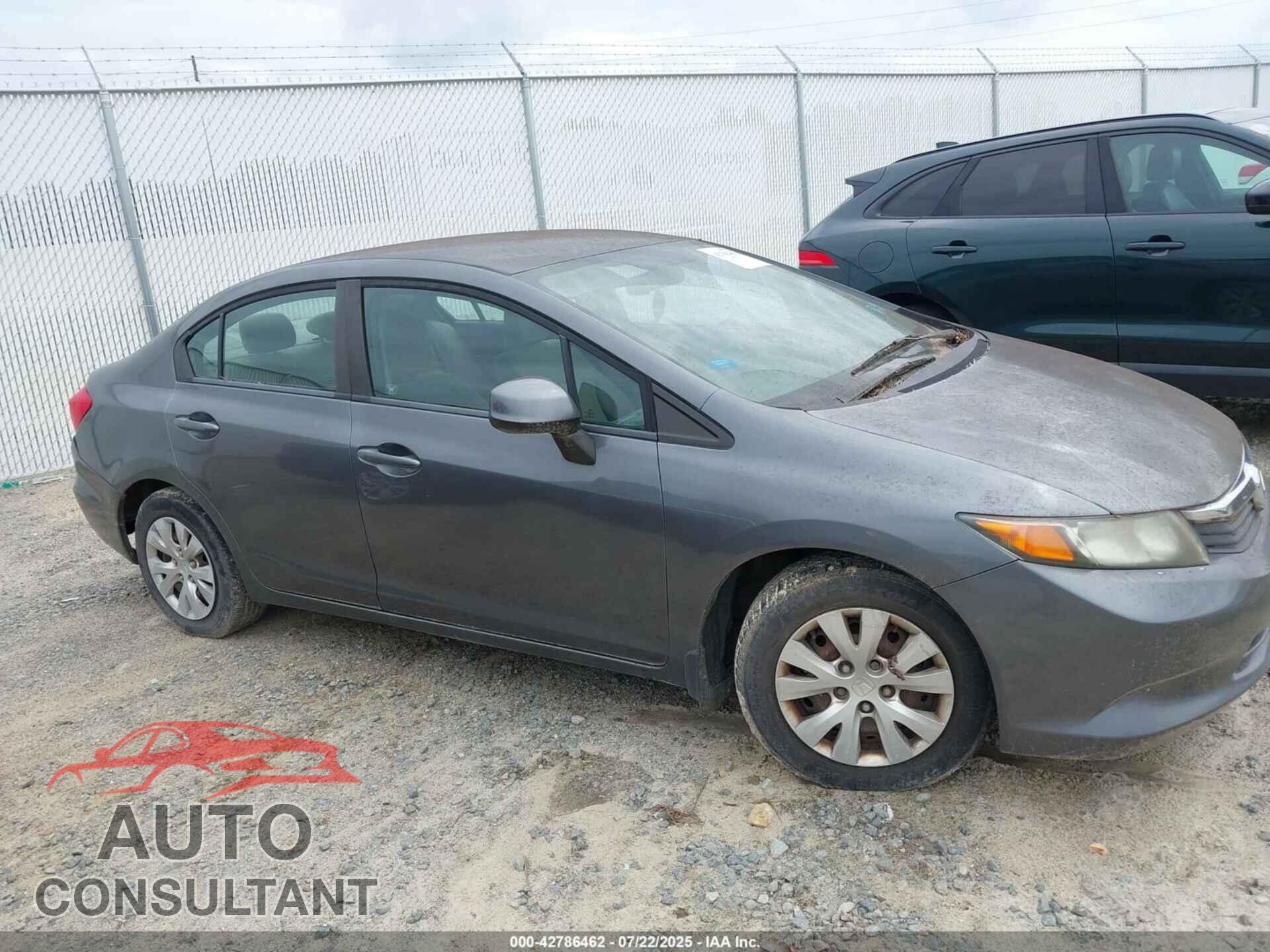 HONDA CIVIC 2012 - 19XFB2F55CE044123