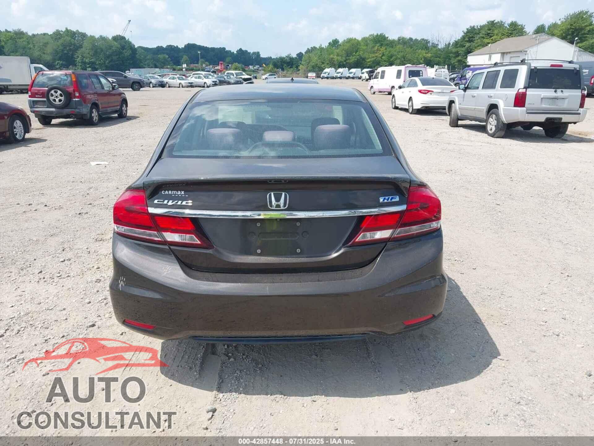 HONDA CIVIC 2013 - 2HGFB2F65DH533122