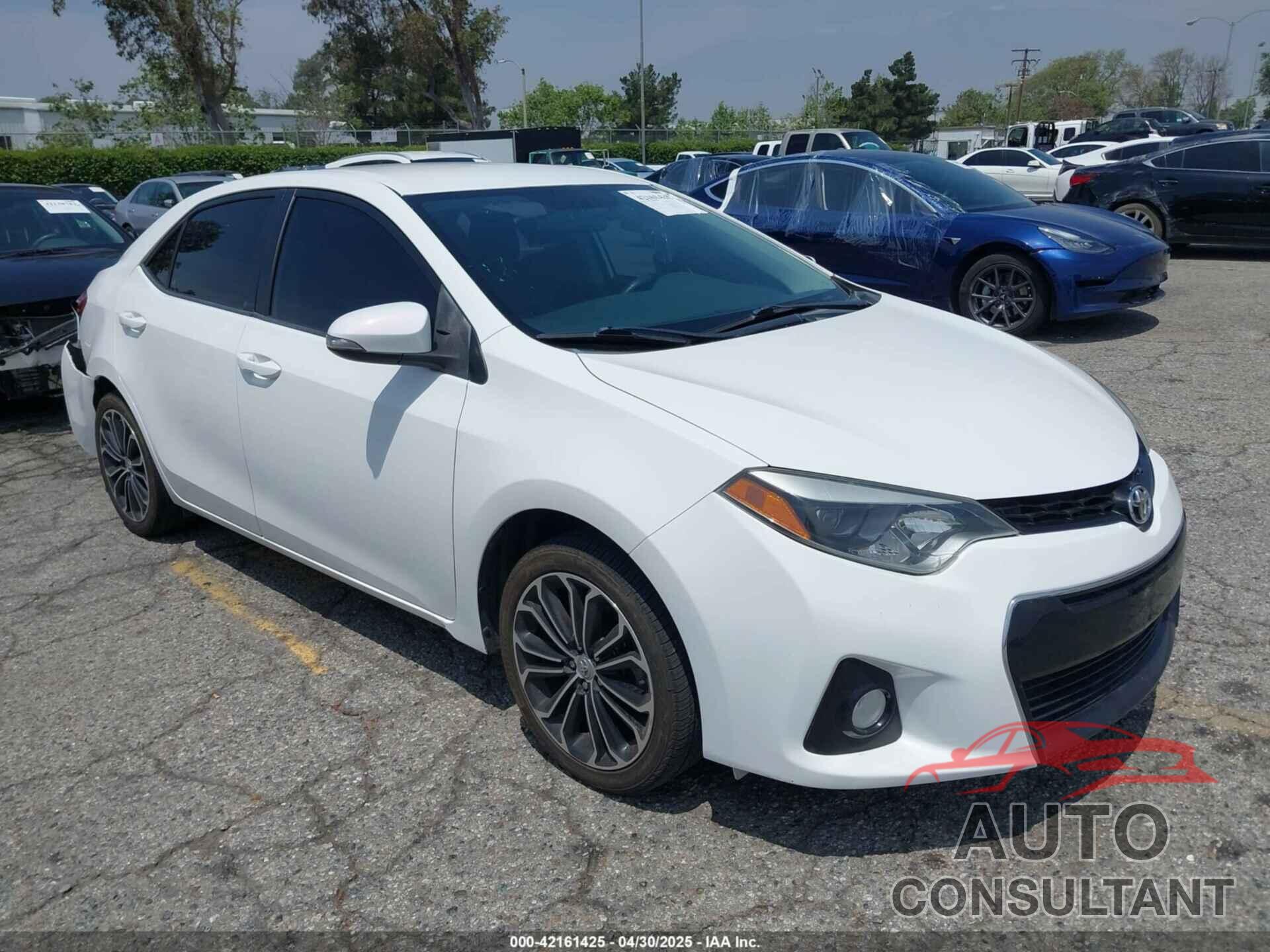 TOYOTA COROLLA 2014 - 5YFBURHE1EP063722