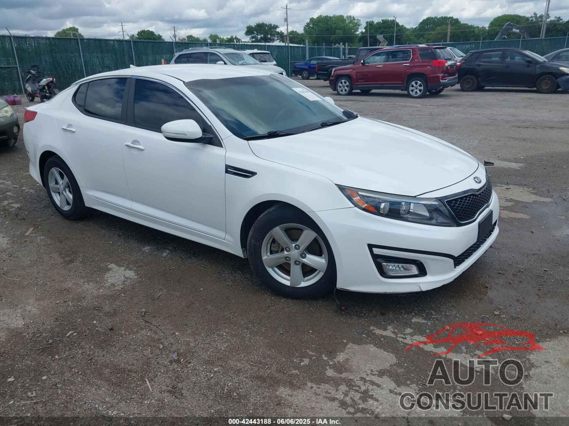 KIA OPTIMA 2015 - KNAGM4A74F5653459