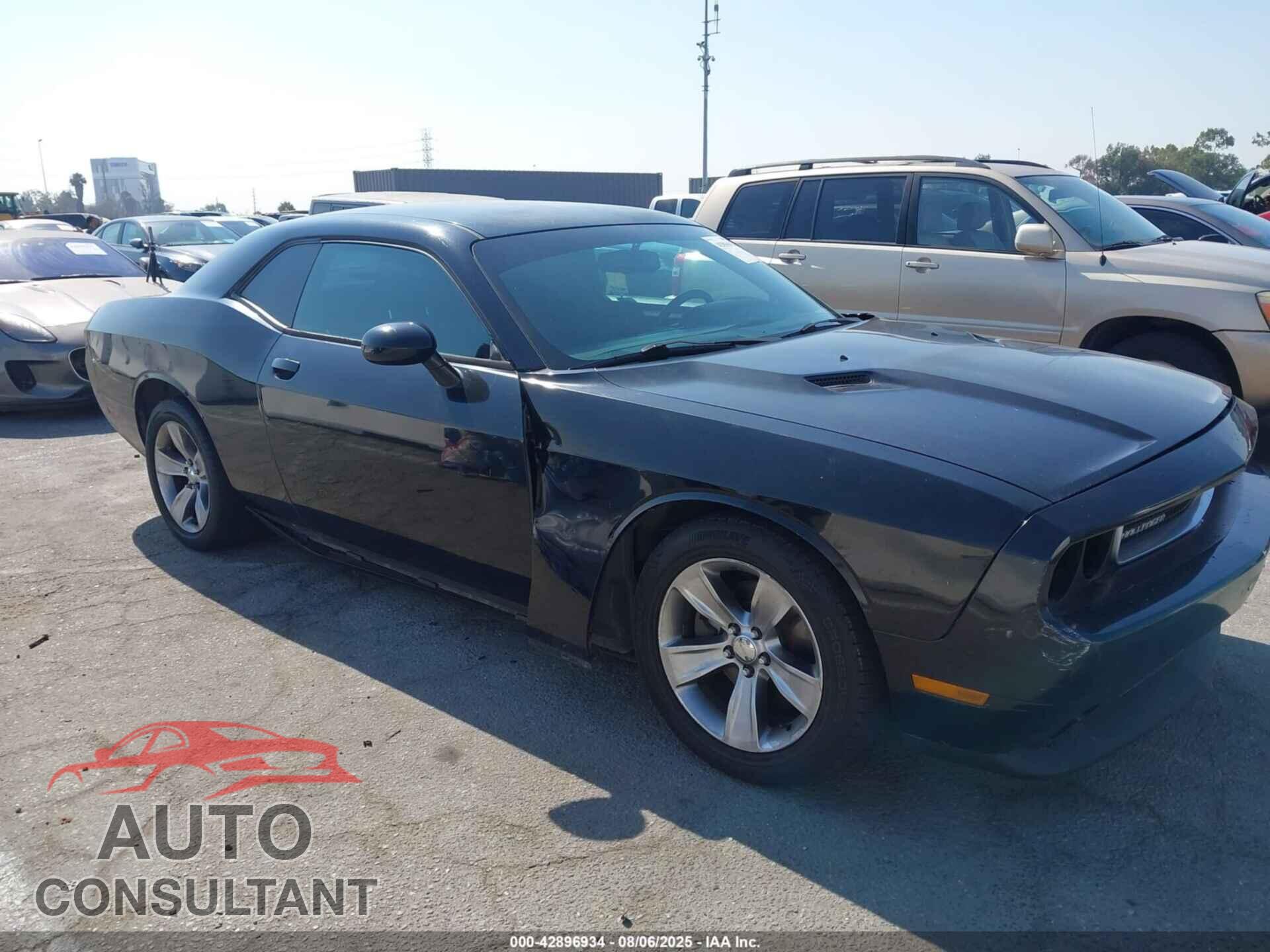 DODGE CHALLENGER 2012 - 2C3CDYAG3CH186696
